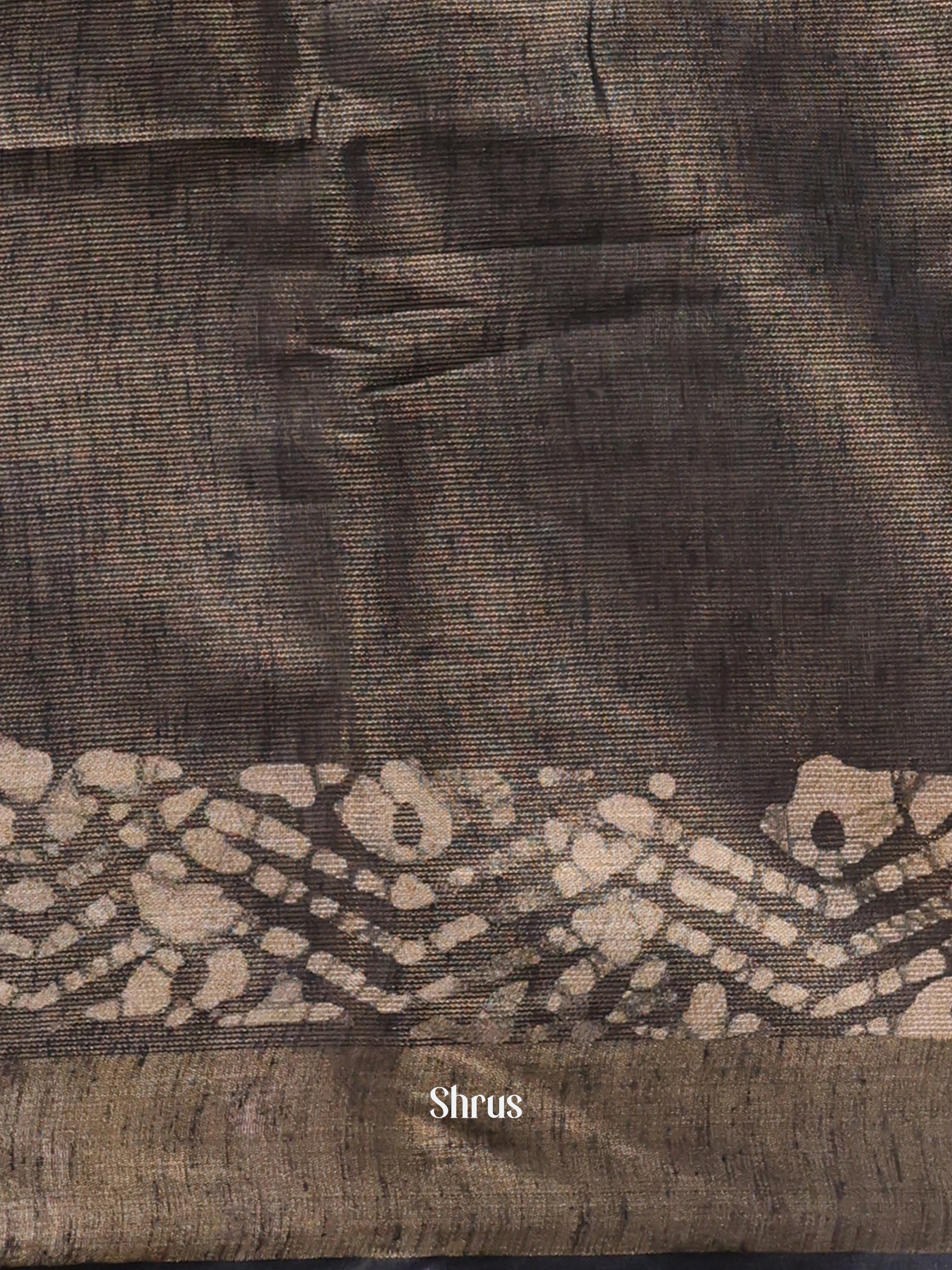 Green & Black -Bhatik Saree - Shop on Shrus.com