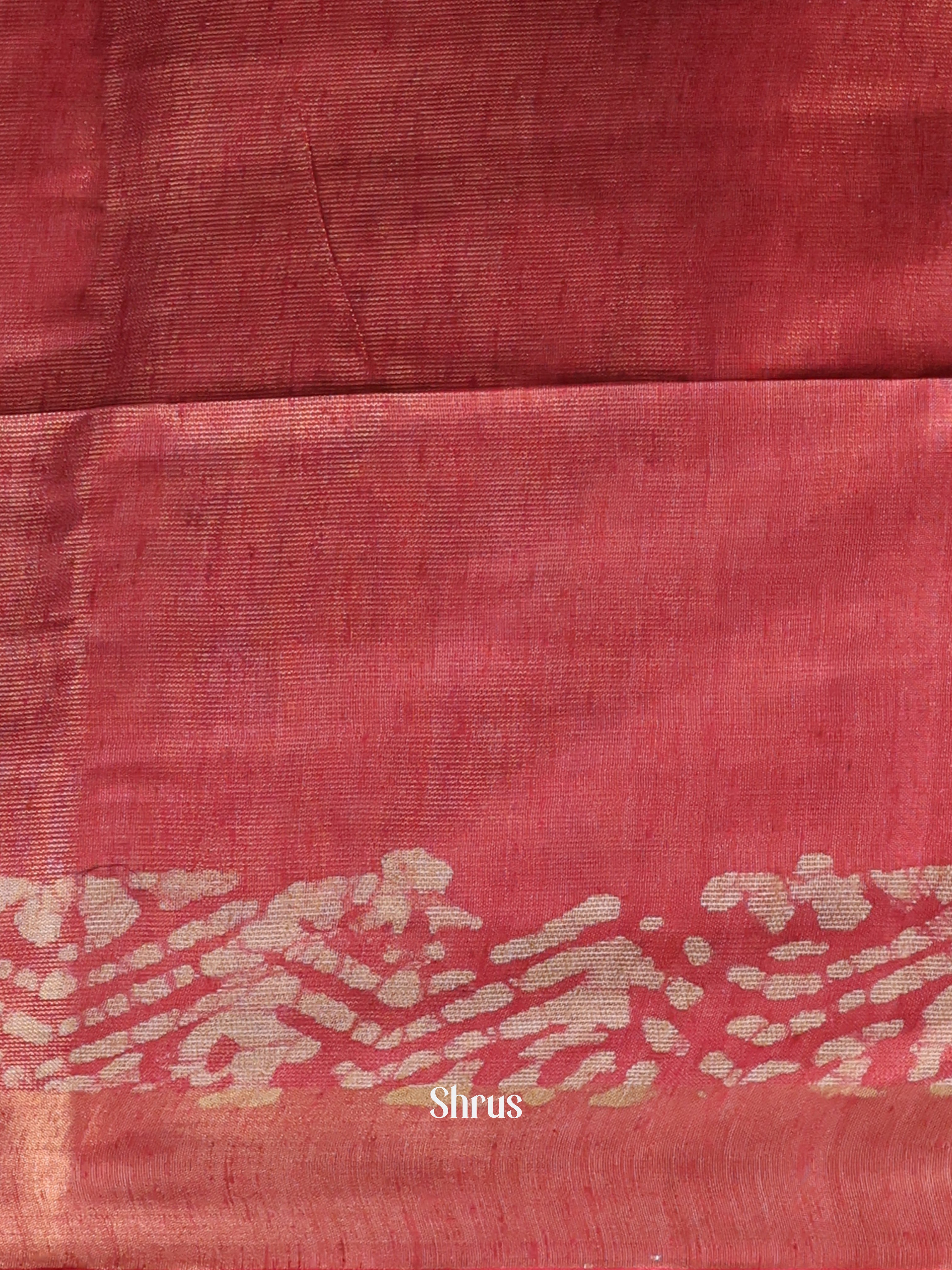 Black & Red -Bhatik Saree