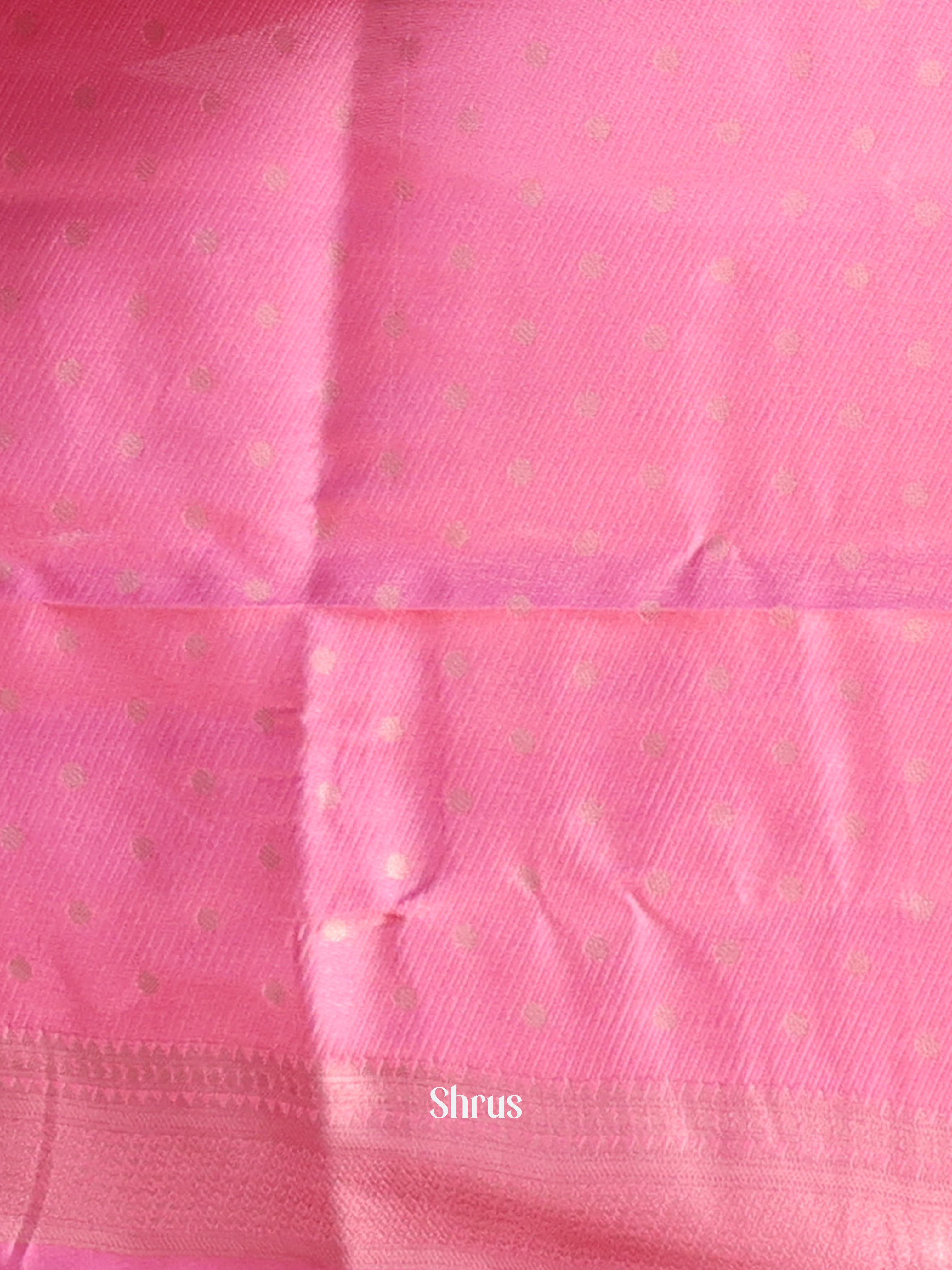 Pink- Semi Georgette Saree