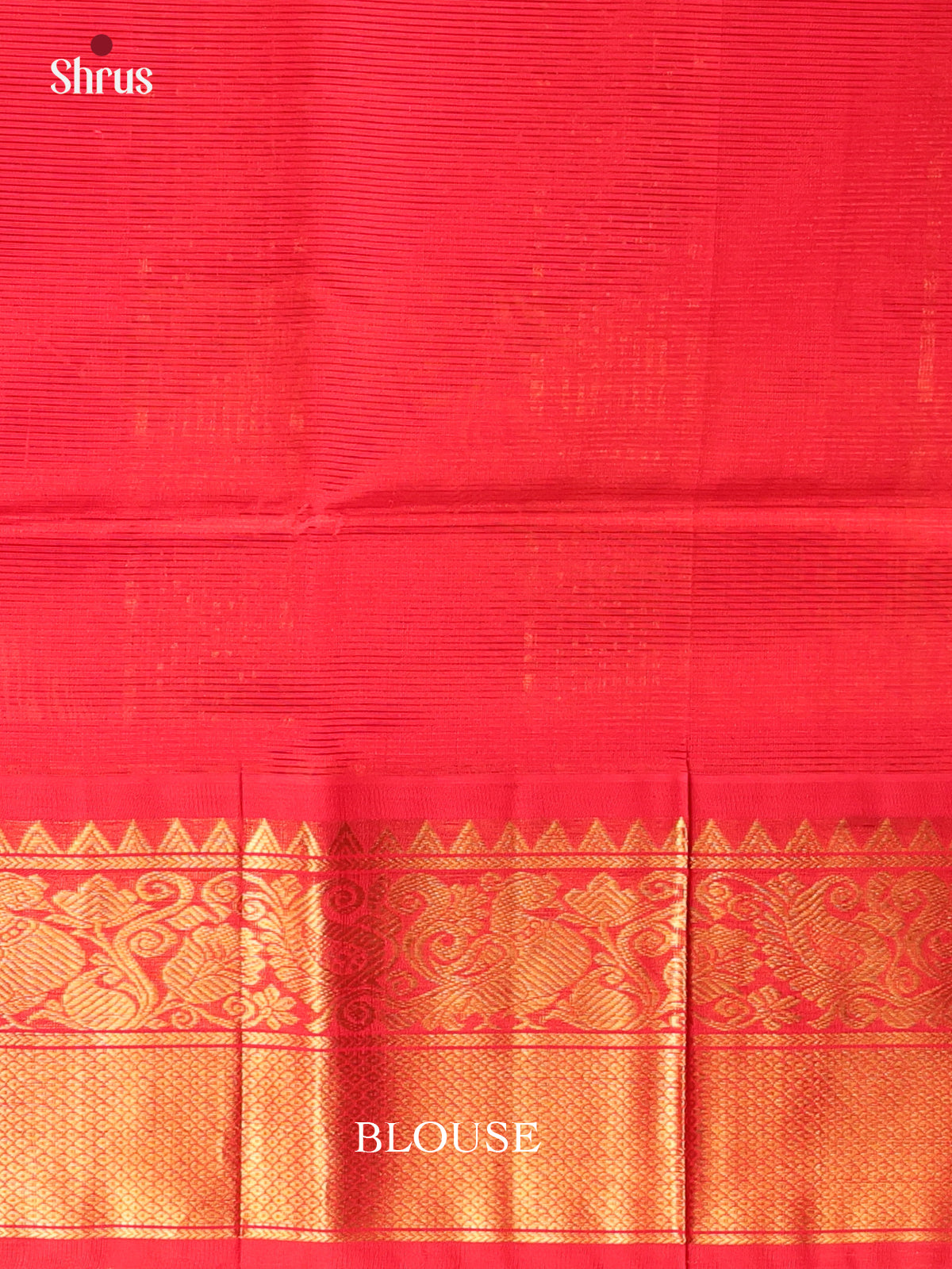 Violet & Red - Silk Cotton Saree