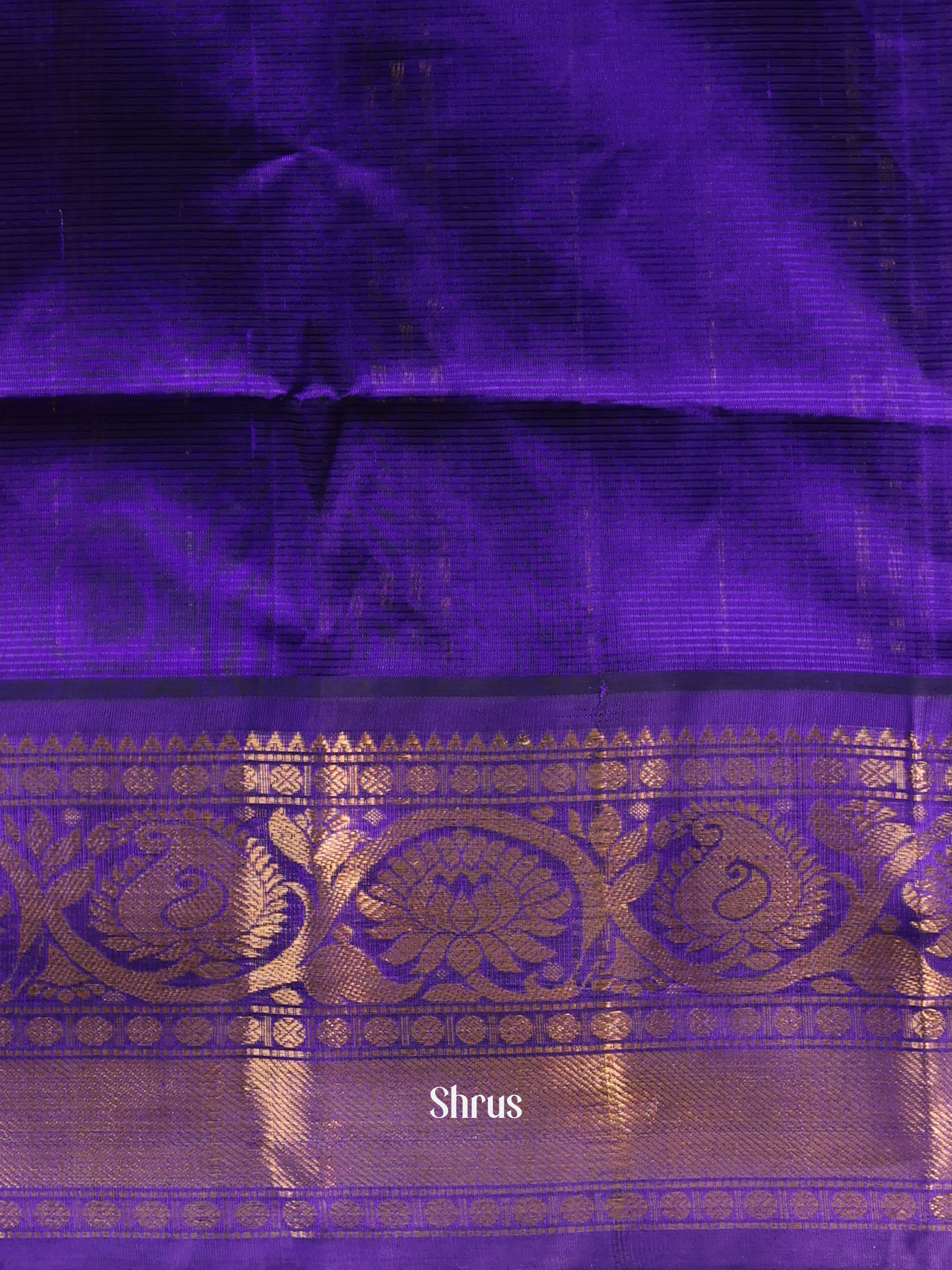 Pink & Blue - Silk Cotton Saree