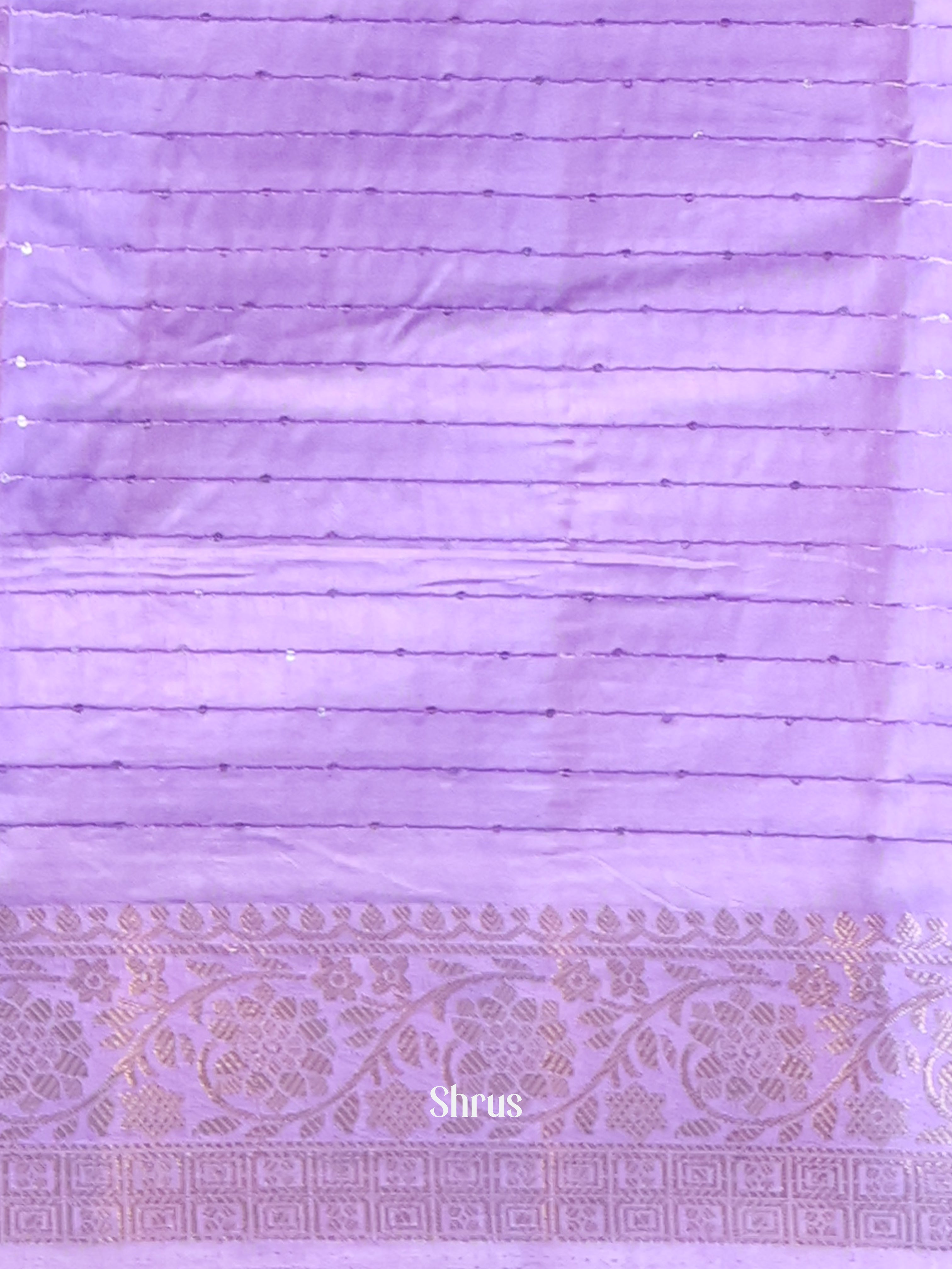 purple- Semi Tussar Saree