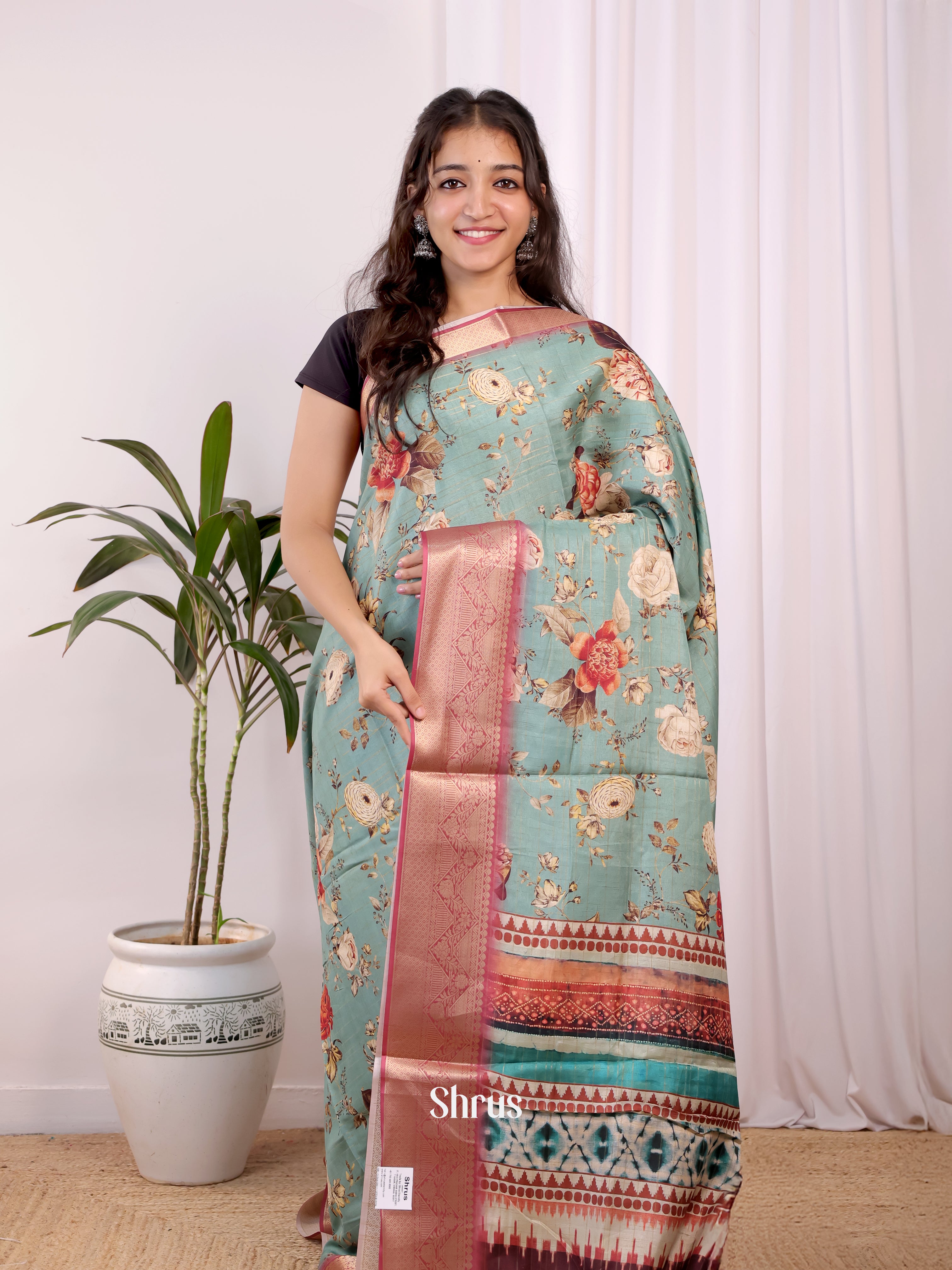 CJS30001 - Semi Dola silk Saree