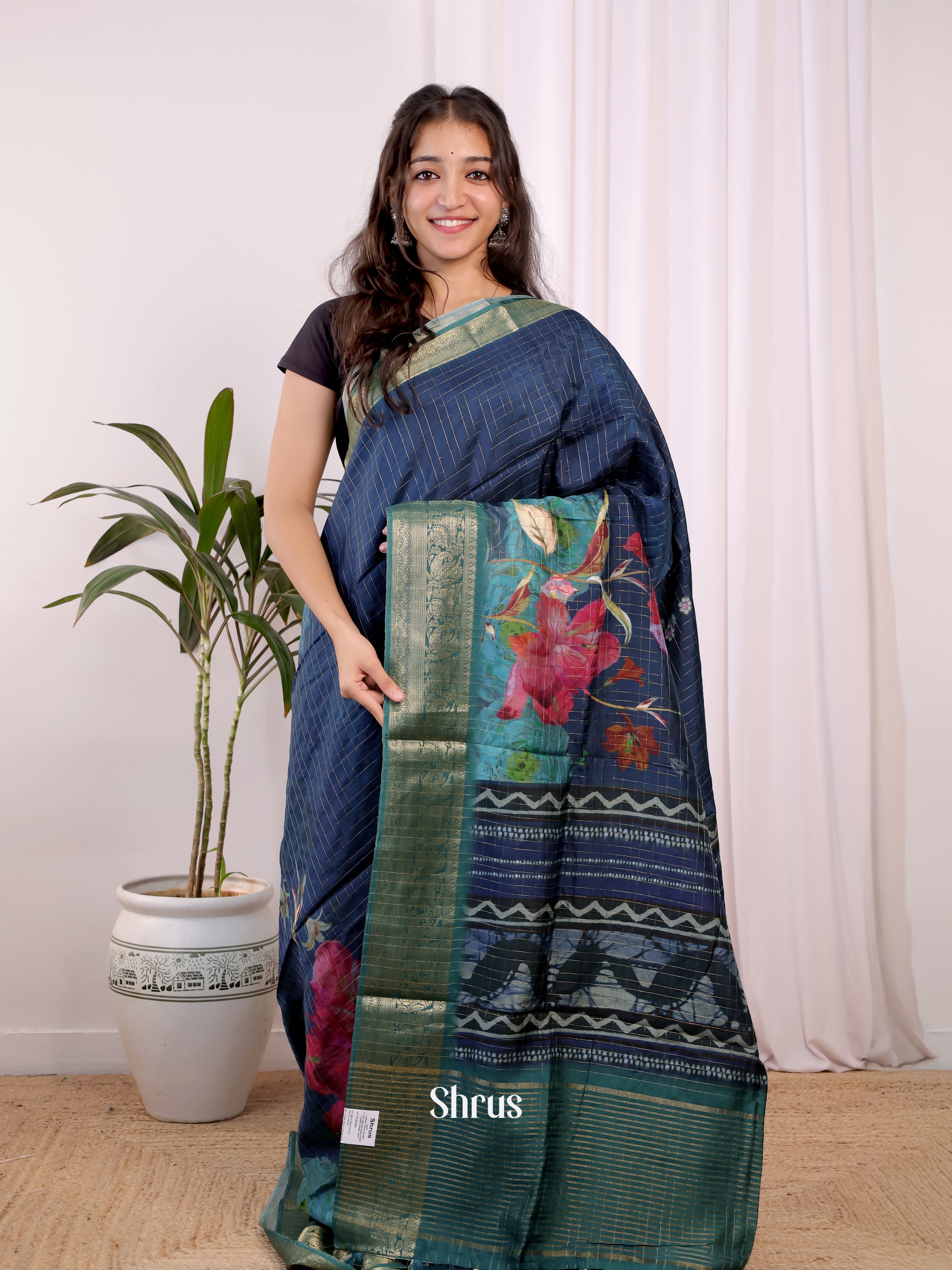 CJS30040 - Semi Dola silk Saree