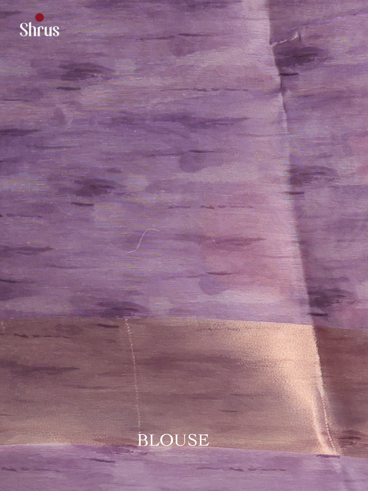 Purple & Grey - Semi Tissue Saree