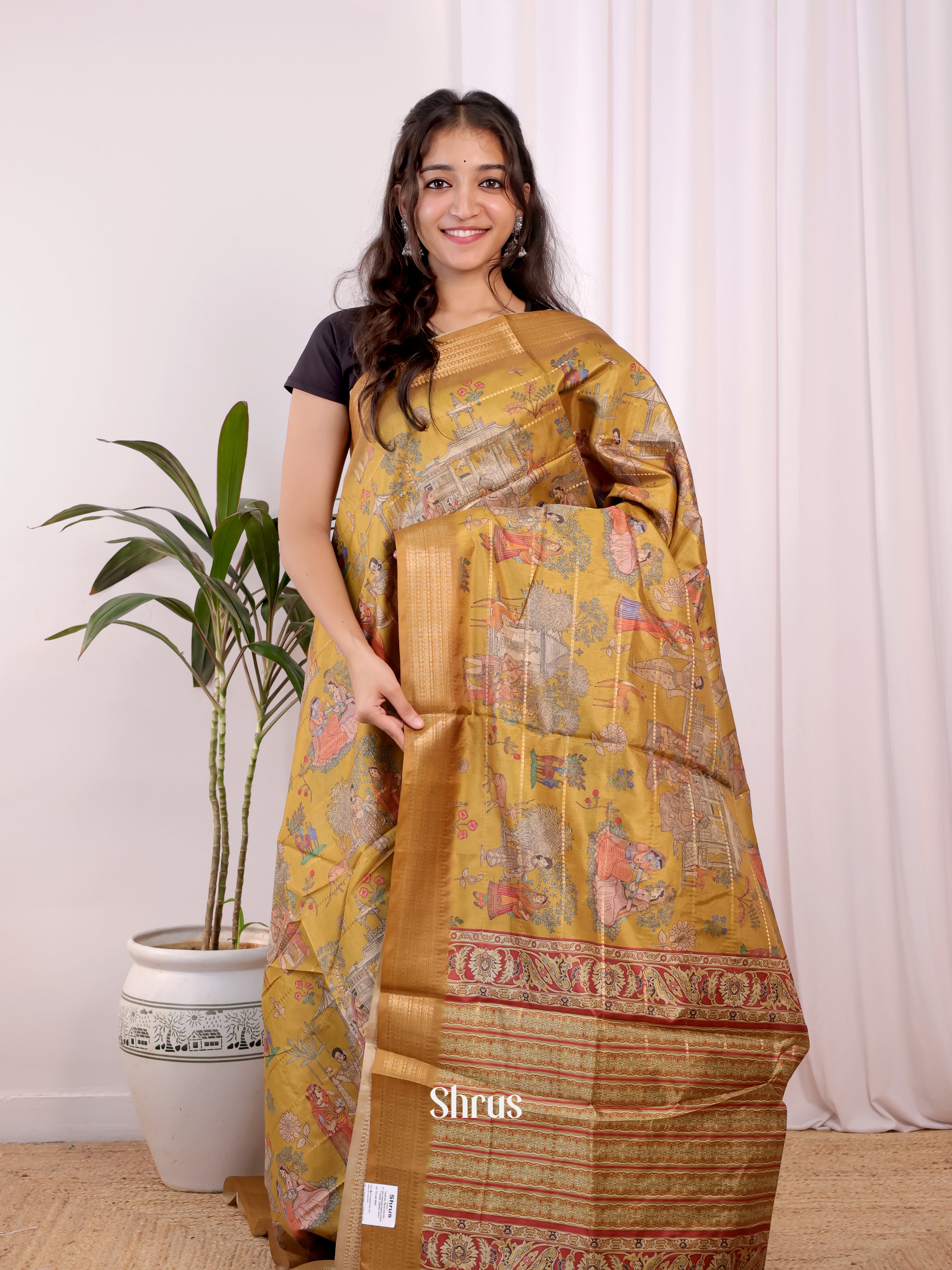 CJS30137 - Semi Dola silk Saree