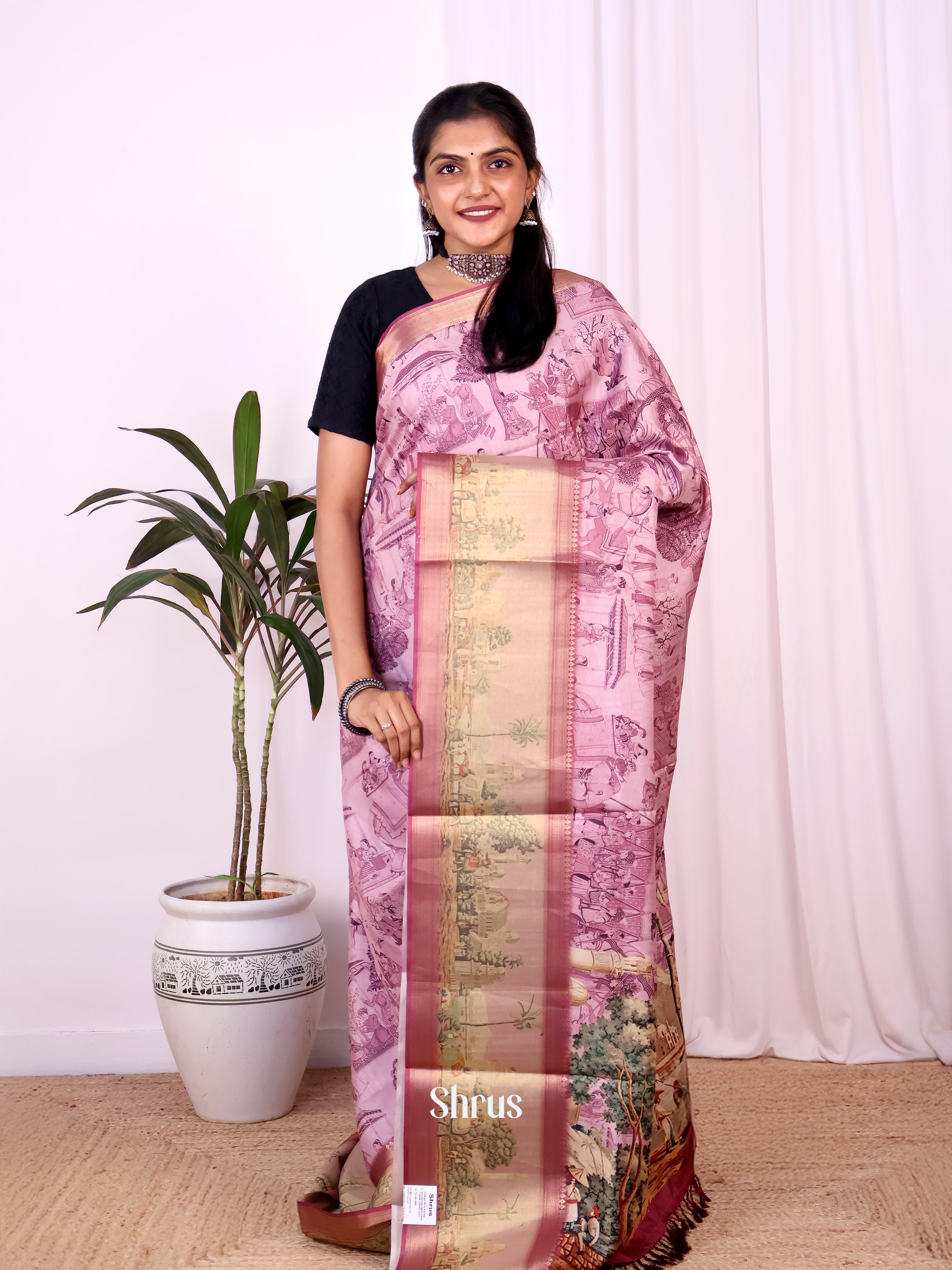 CJS30138 - Semi Jute Saree