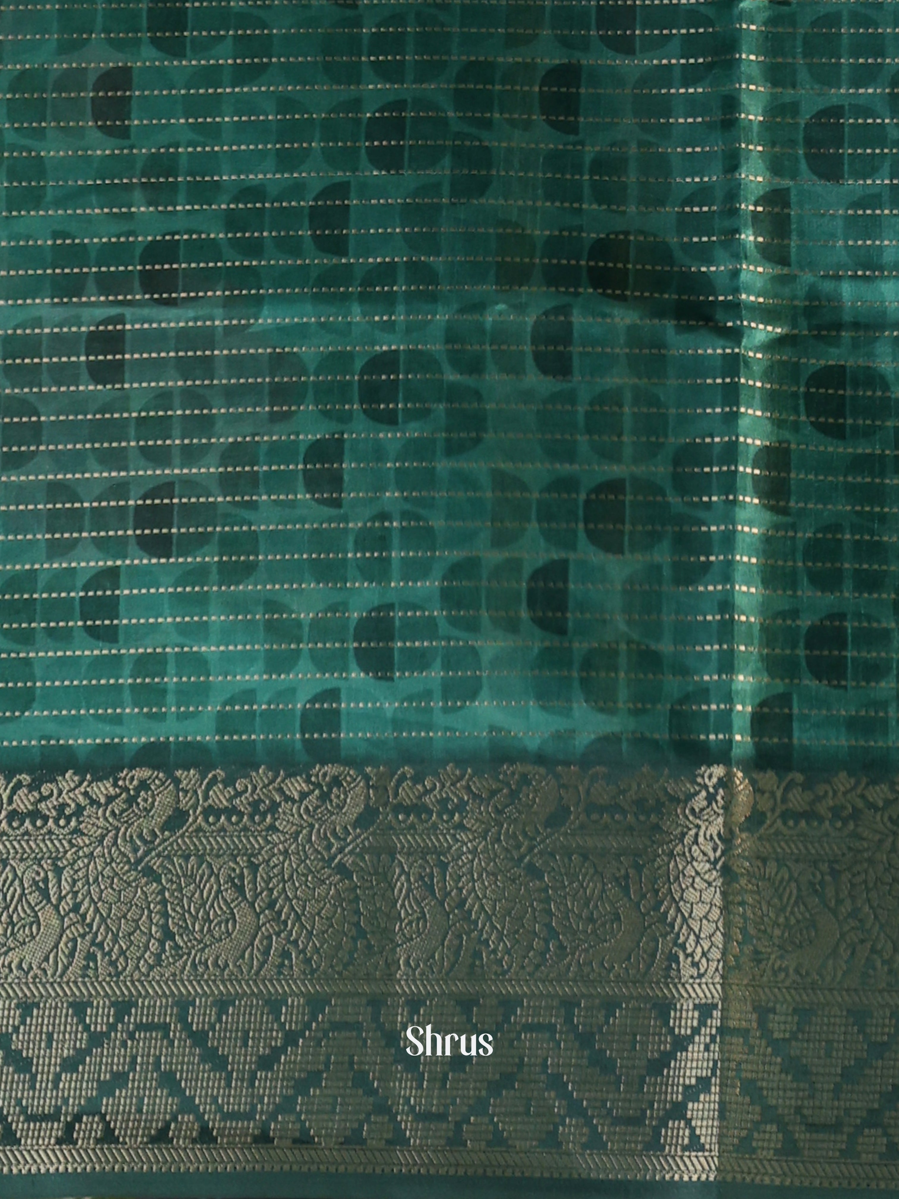 Green- Semi Dola silk Saree