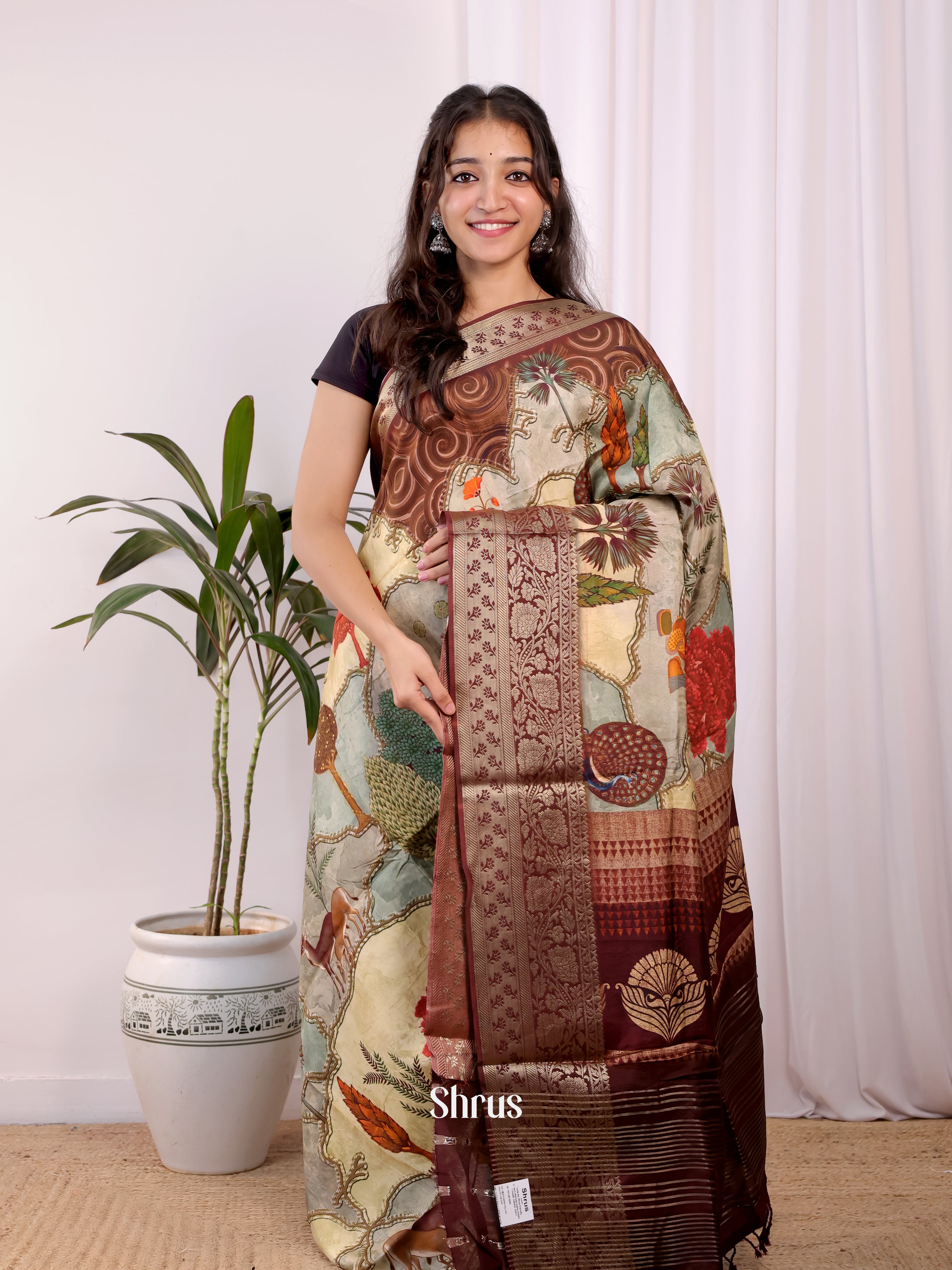 CJS30179 - Semi Dola silk Saree