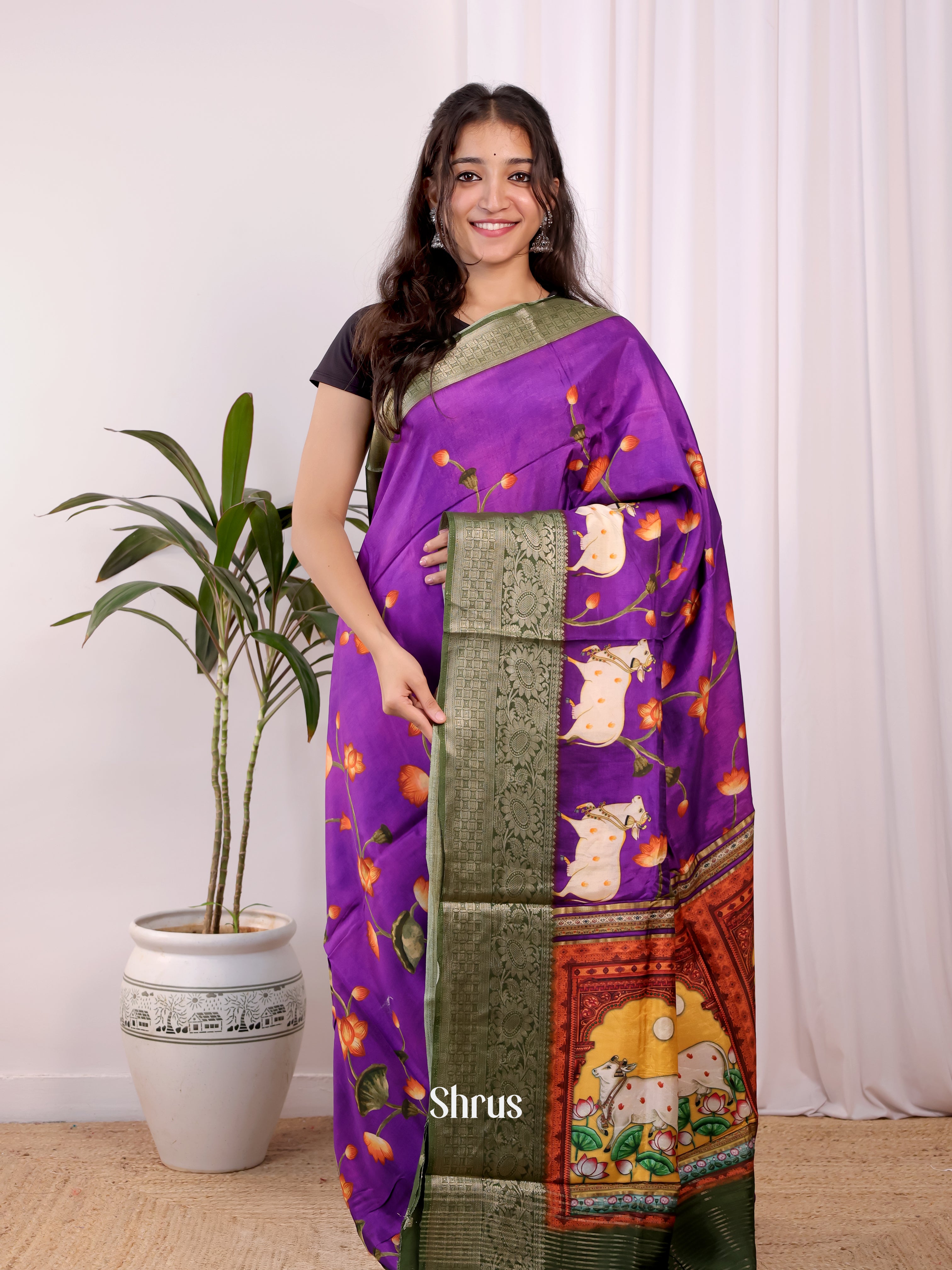 CJS30181 - Semi Dola silk Saree