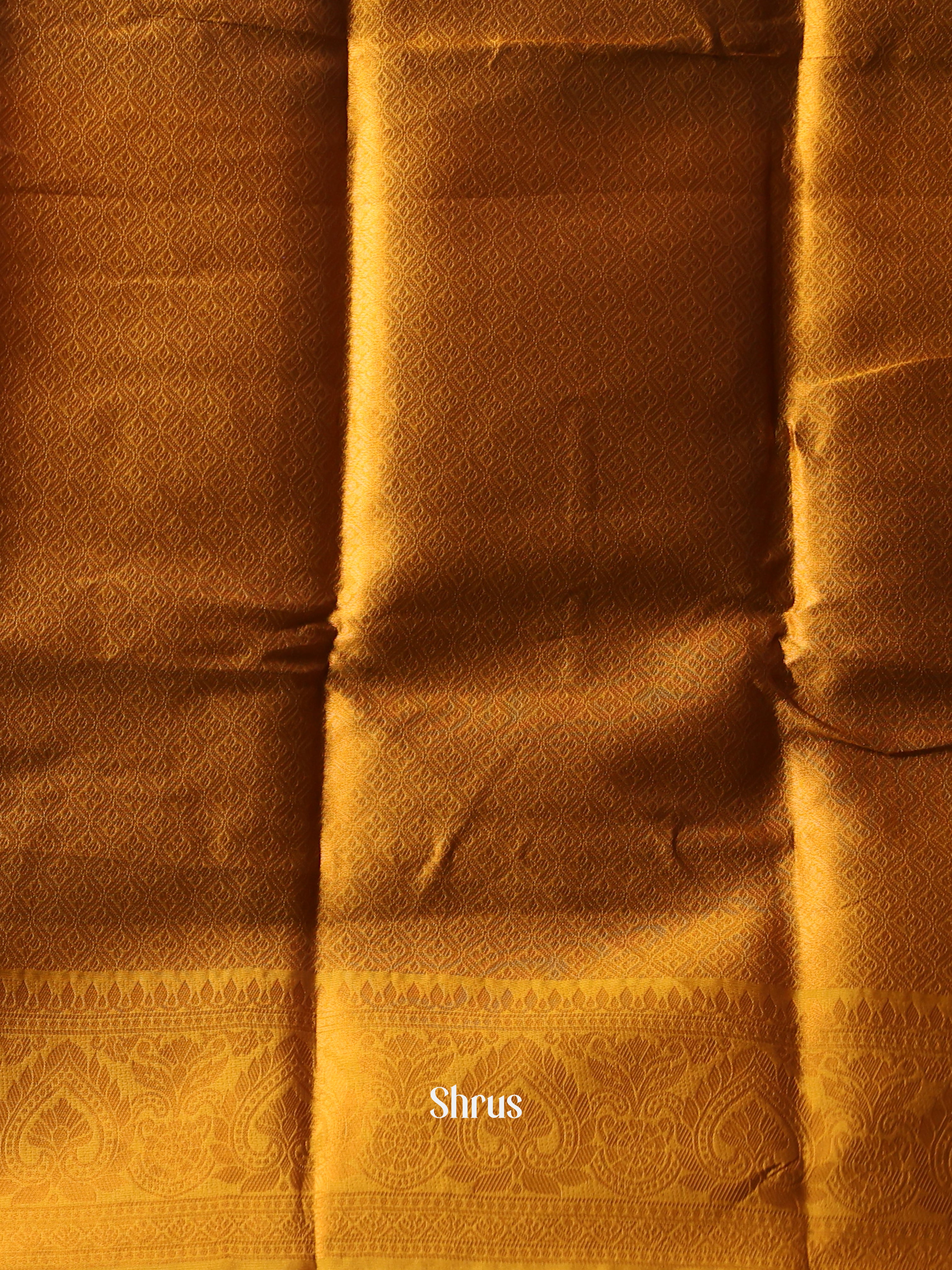 Green & Mustard - Semi Softsilk Saree