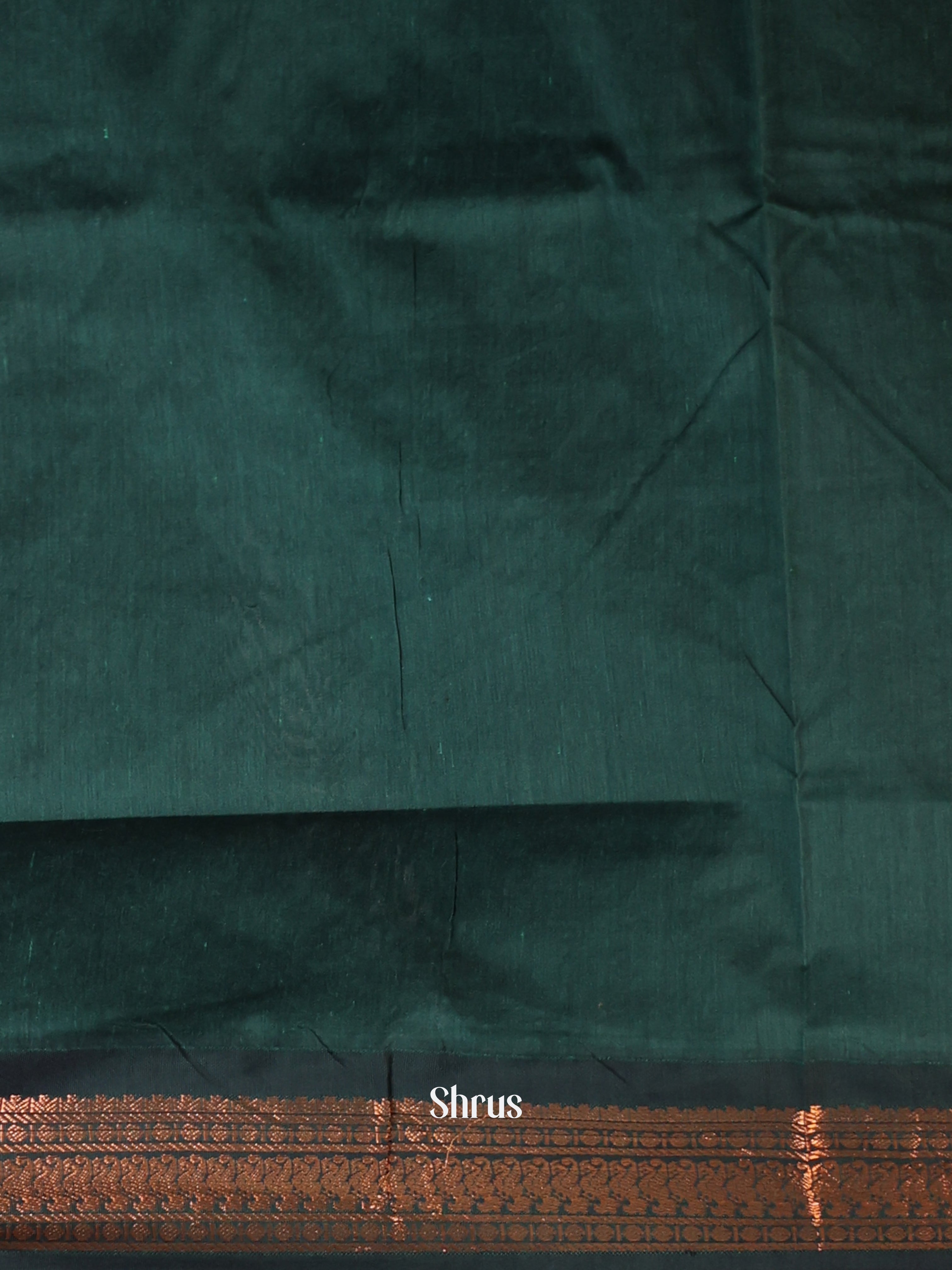 Pink & Green - Kalyani Cotton Saree - Shop on Shrus.com