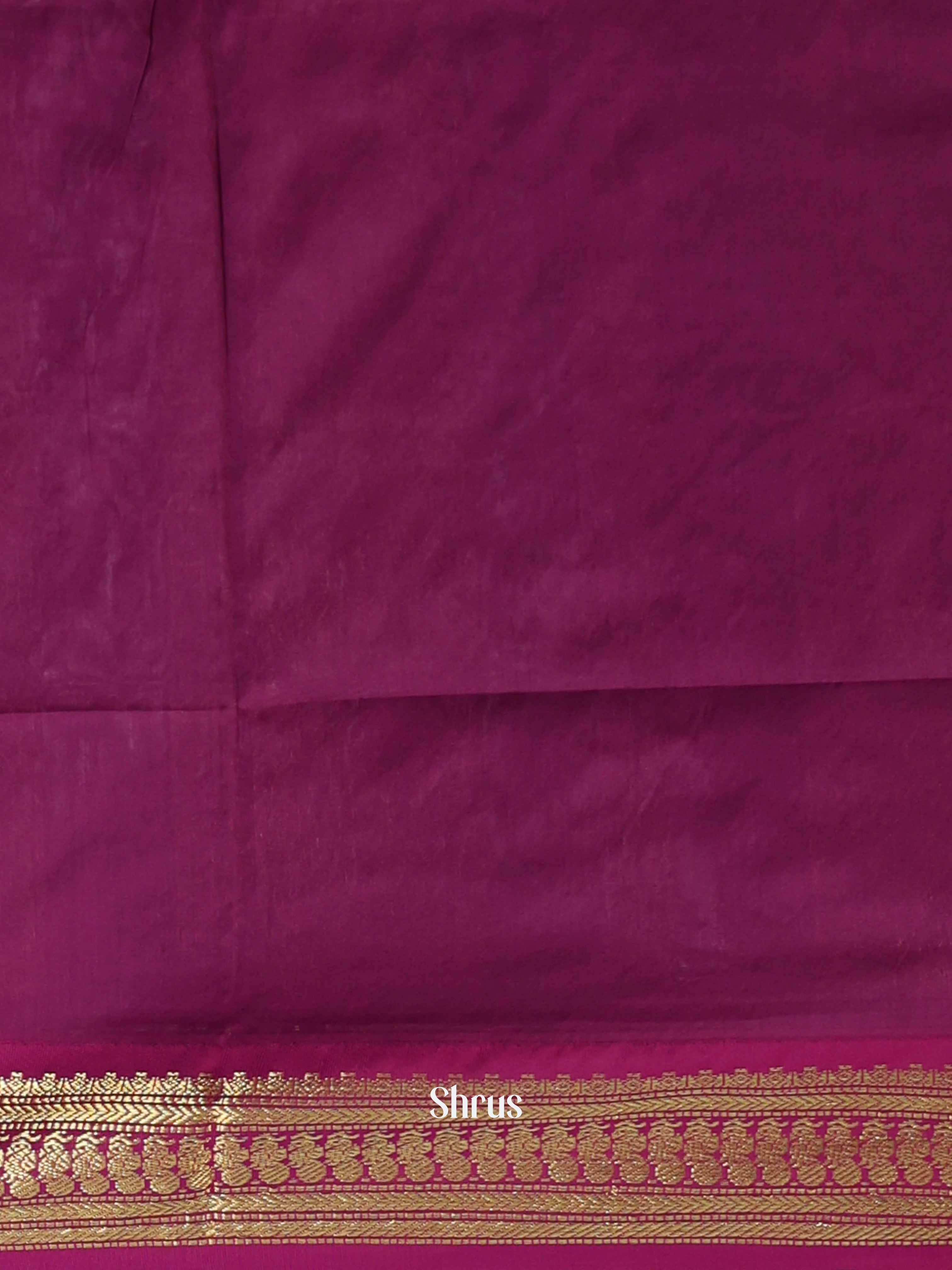 Green & Purple - Kalyani Cotton Saree - Shop on Shrus.com
