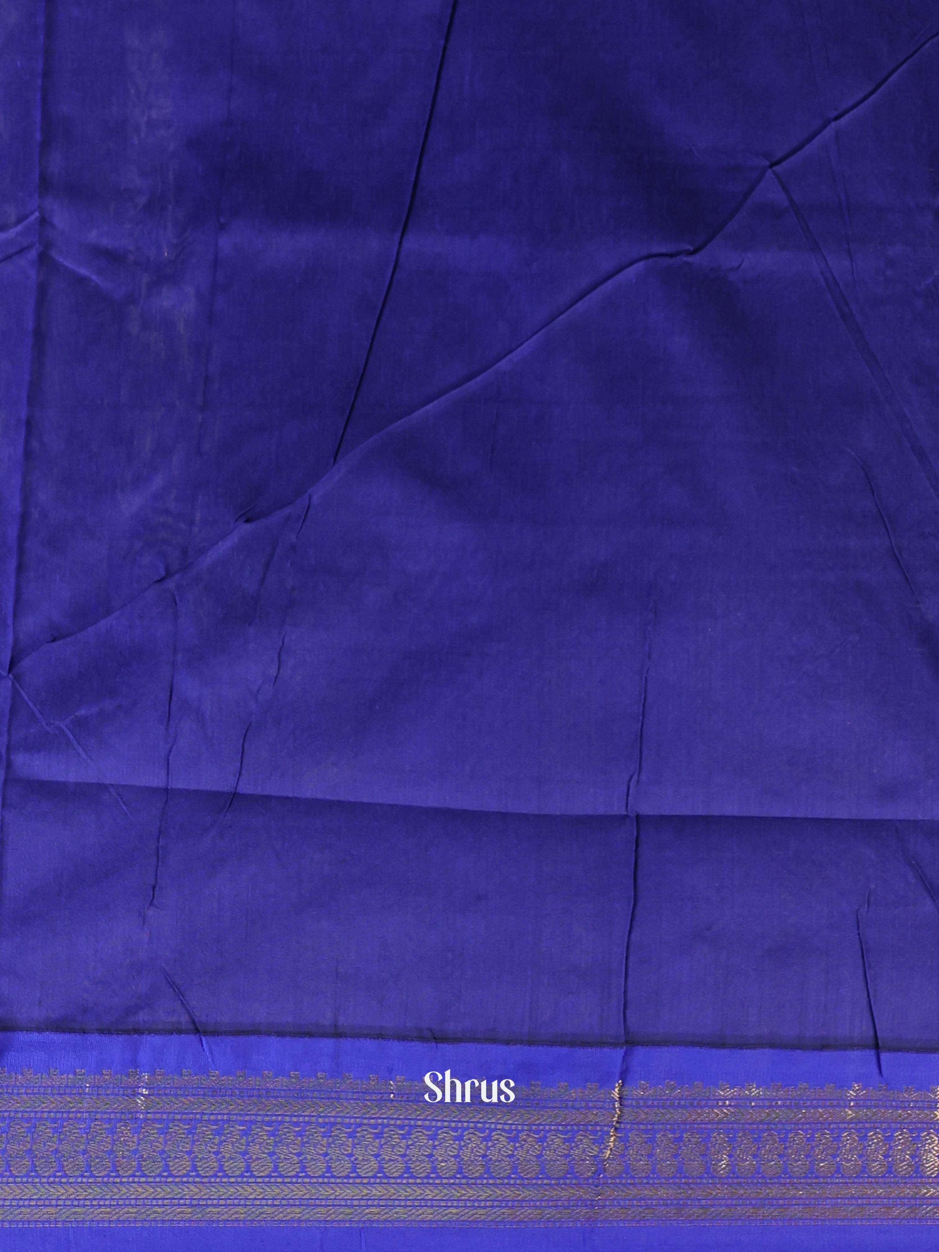 Lavender & Blue - Kalyani Cotton Saree