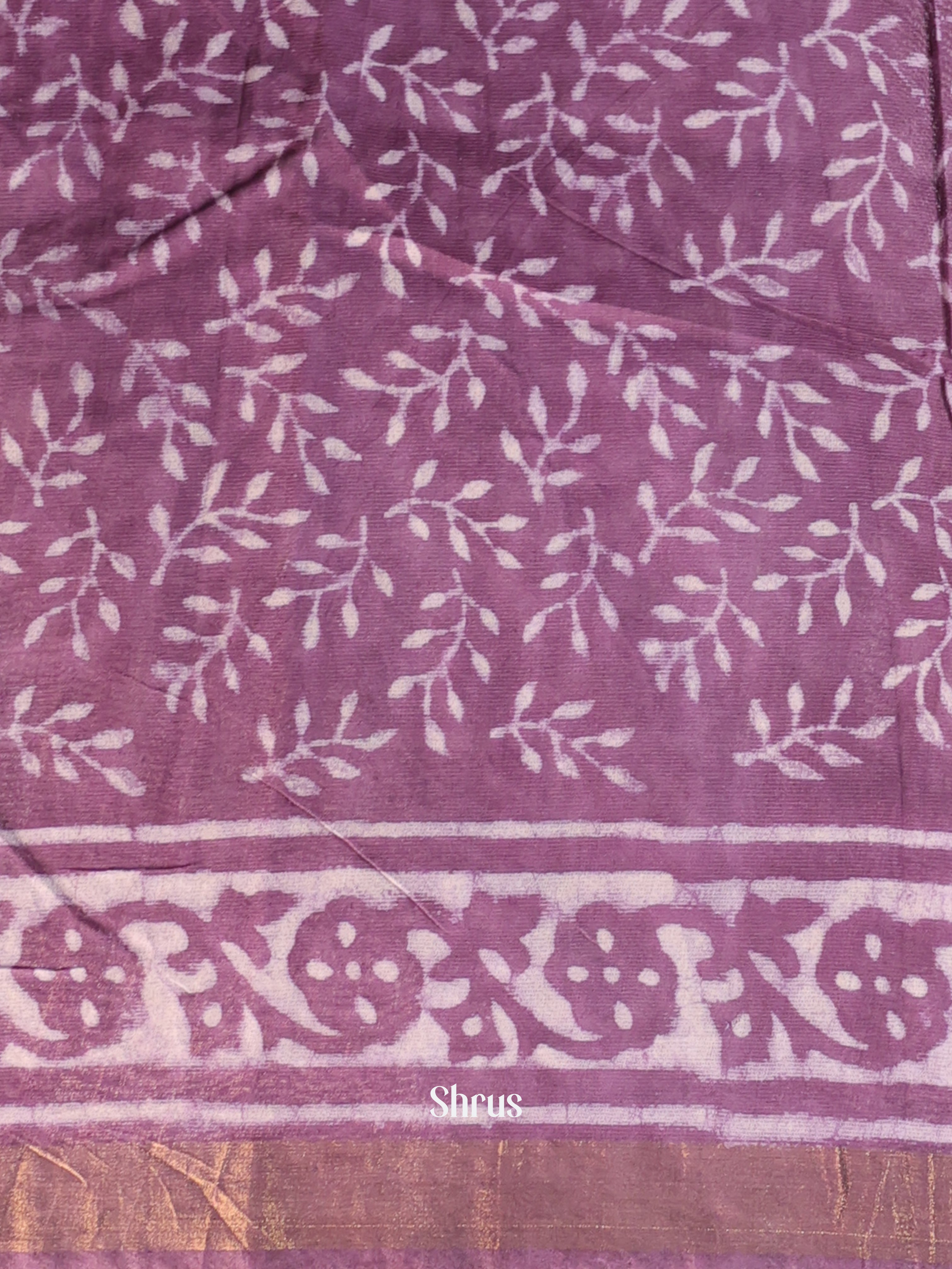CKS11067 - Chanderi Saree - Shop on Shrus.com