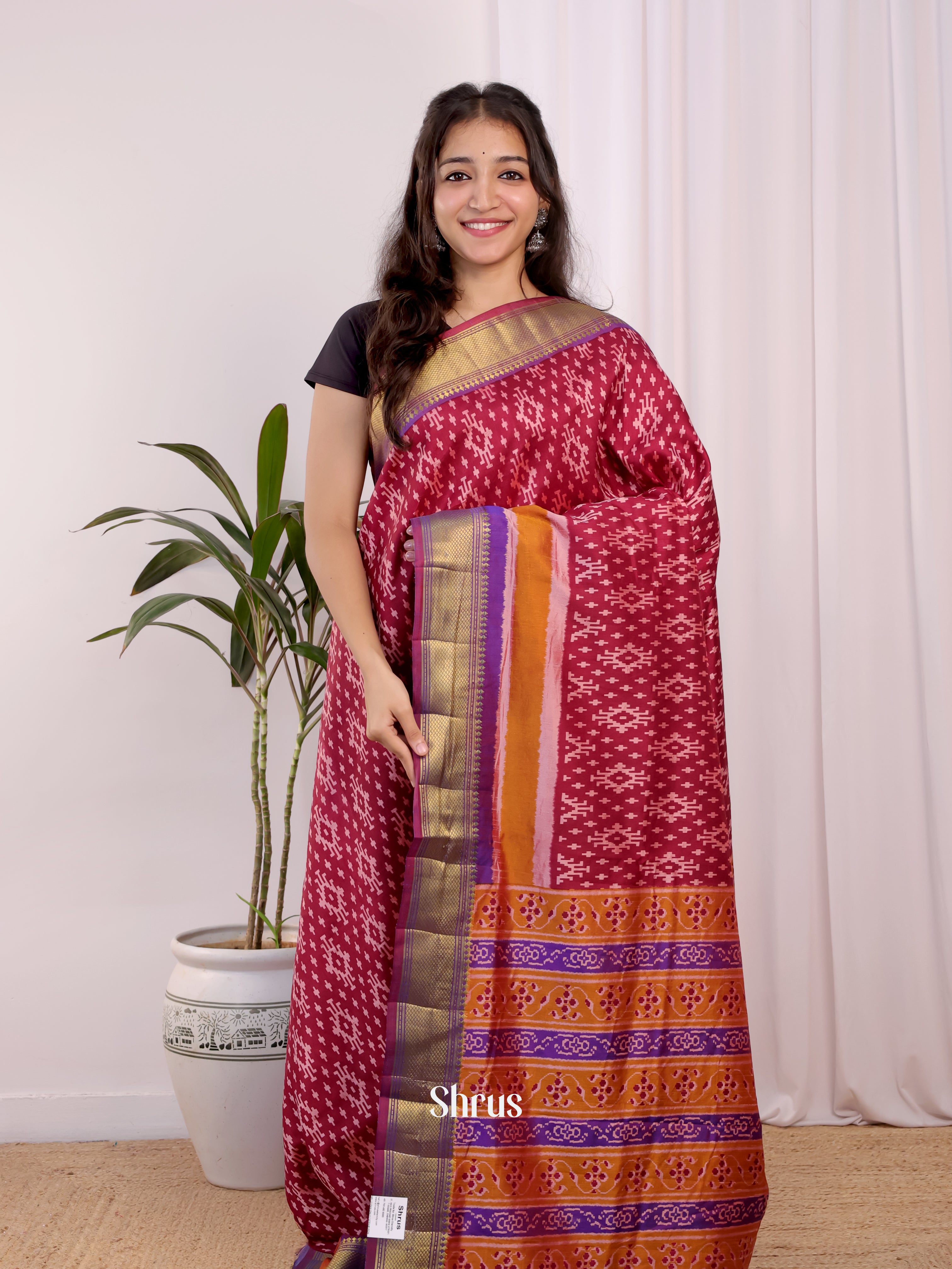 CKS11087 - Semi Patola Saree