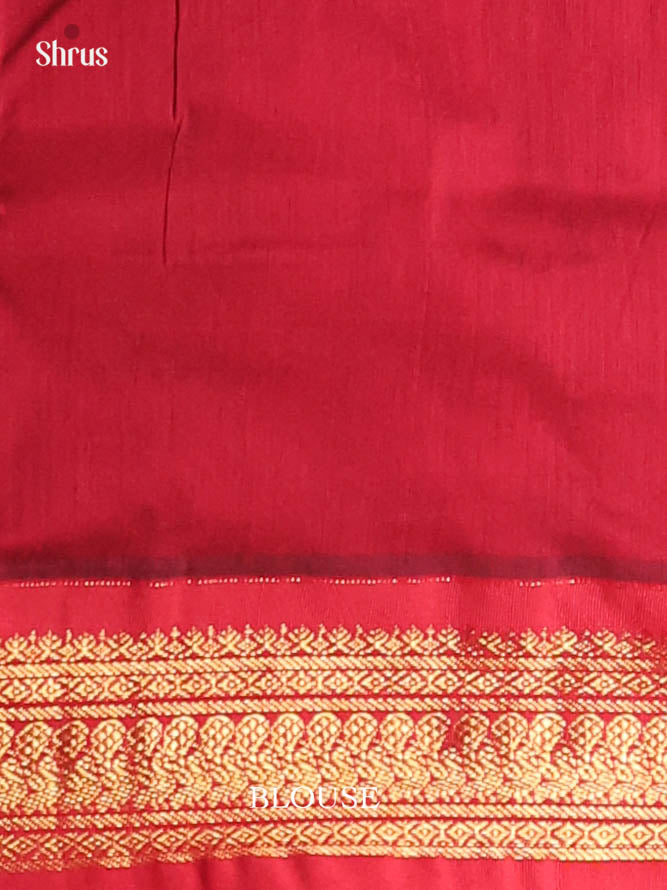 Green & Maroon - Kalyani Cotton Saree - Shop on Shrus.com