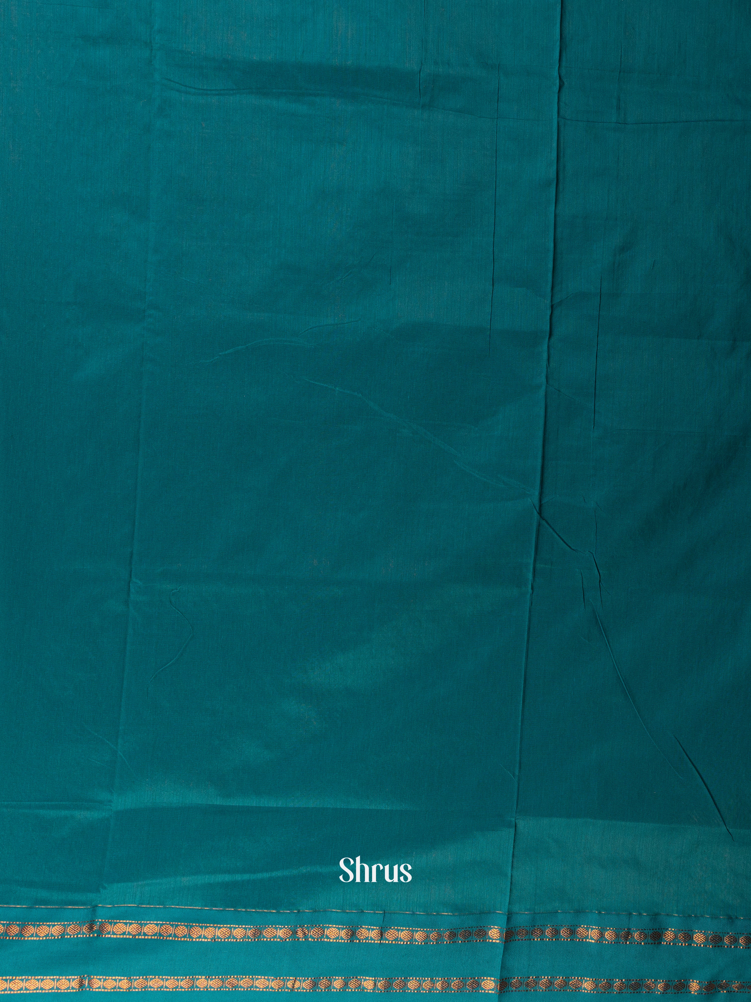 Mustard & Teal - Kalyani Cotton Saree