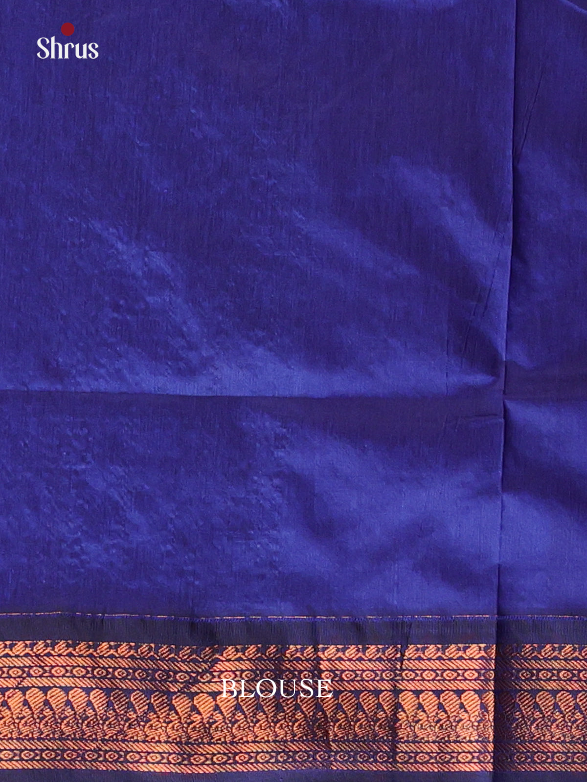 Brown & Blue - Kalyani Cotton Saree - Shop on Shrus.com
