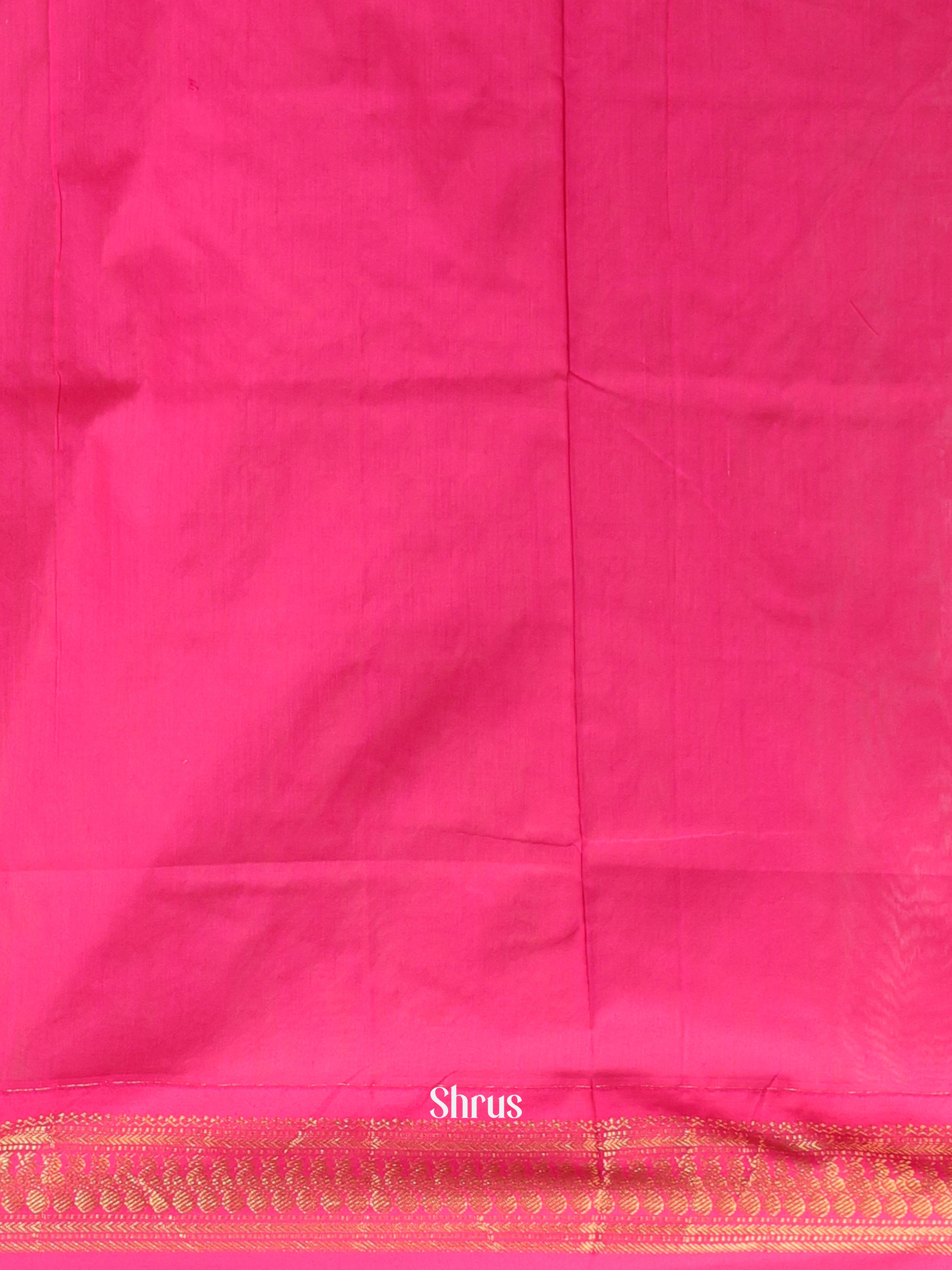 Green & Pink - Kalyani Cotton Saree