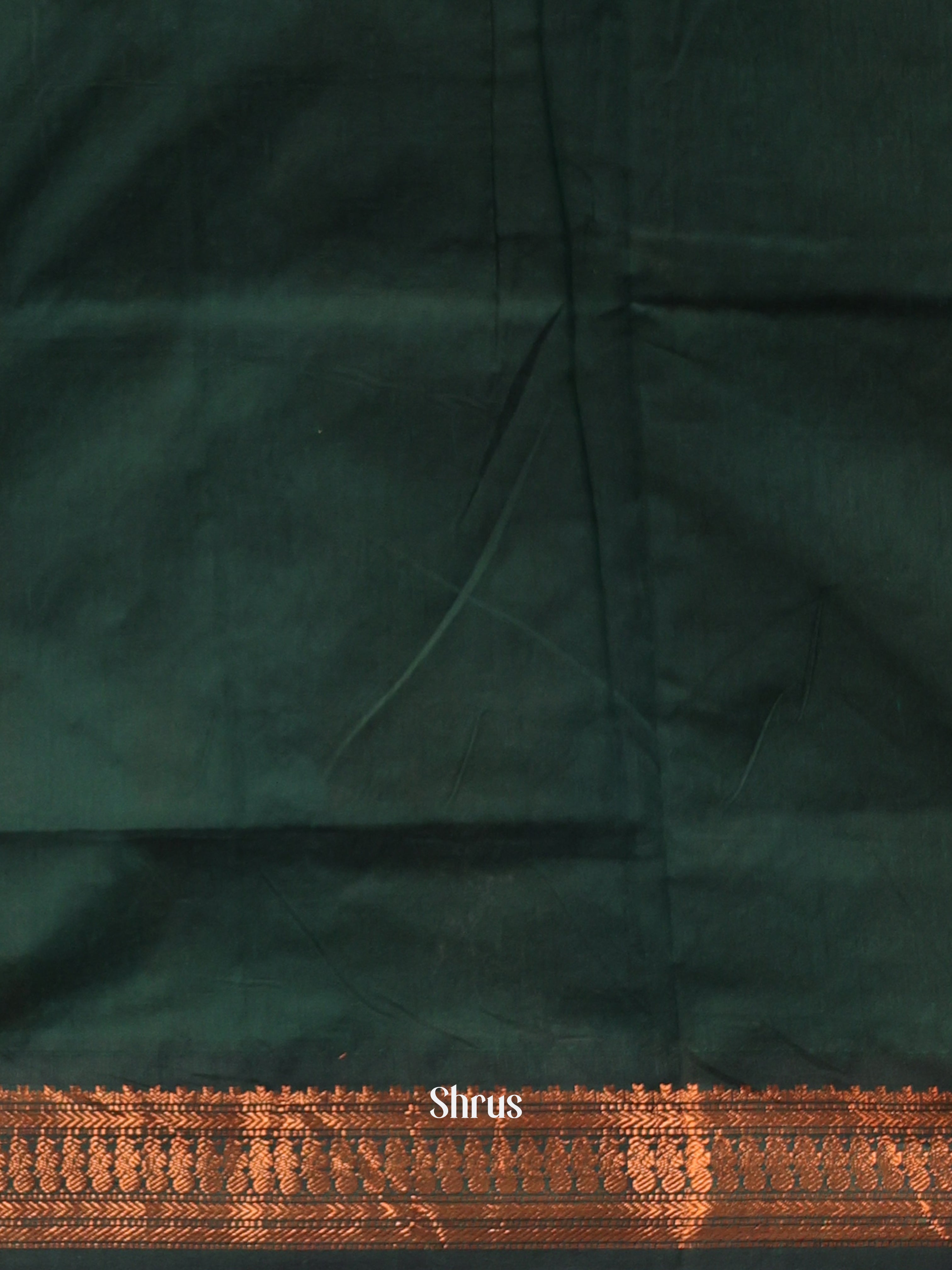 Orange & Green - Kalyani Cotton Saree