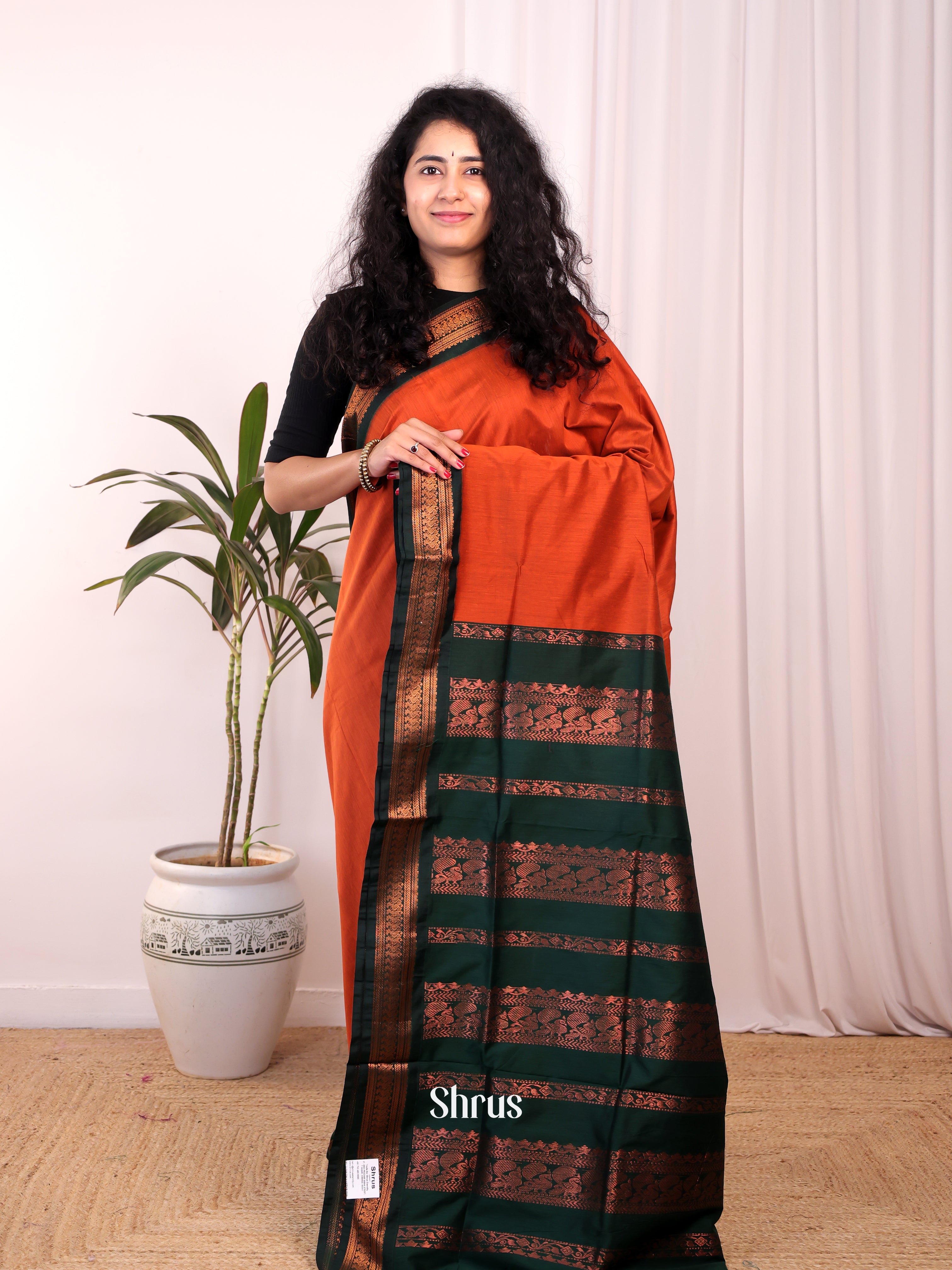 CKS13081 - Kalyani Cotton Saree - Shop on Shrus.com