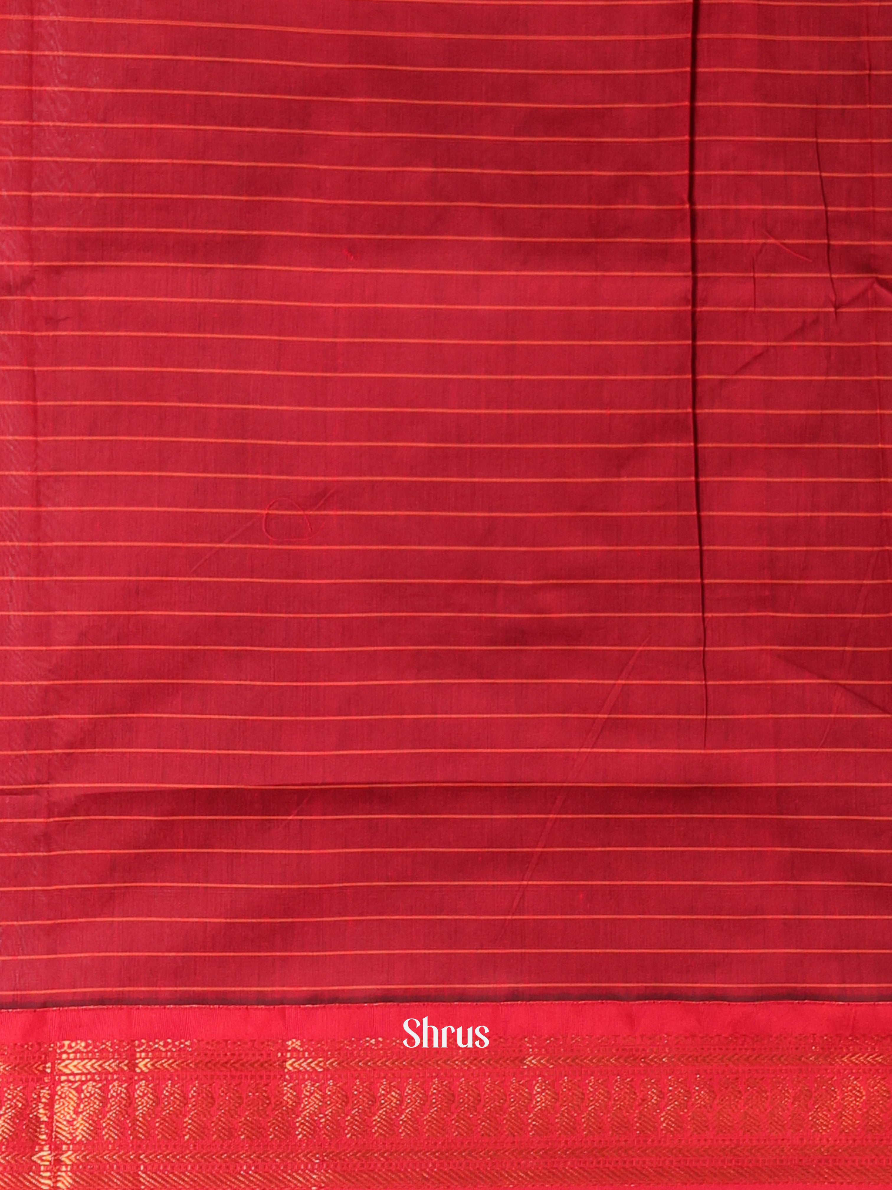 Black & Red- Kalyani Cotton Saree