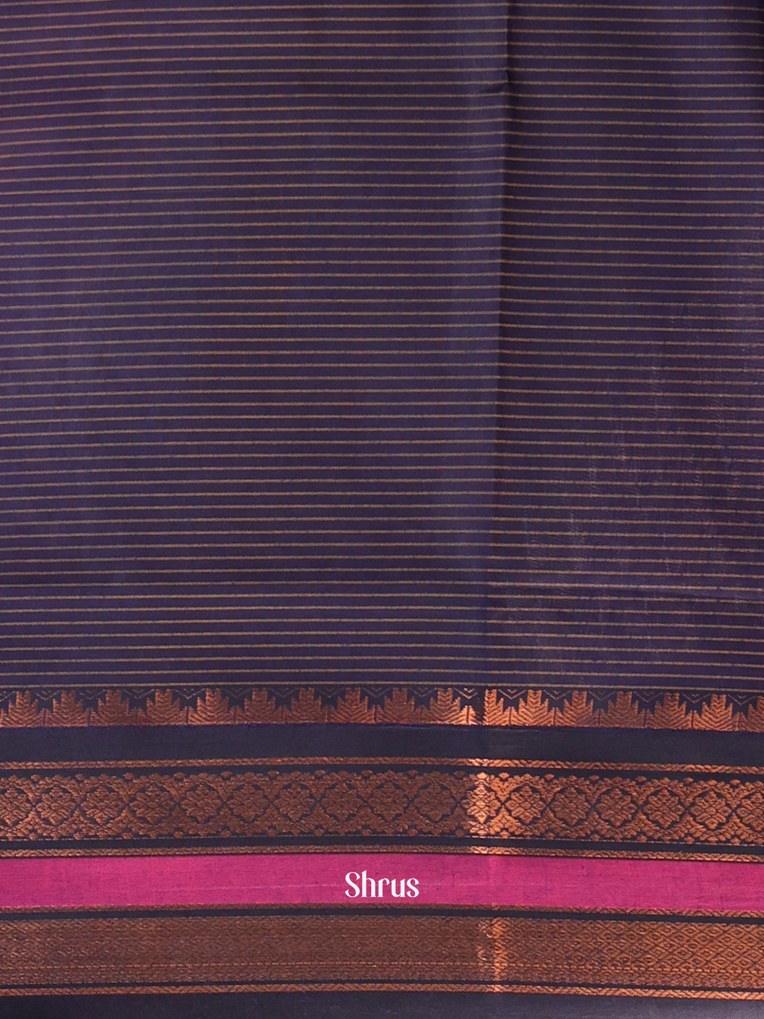 Purple & Violet - Kalyani Cotton Saree