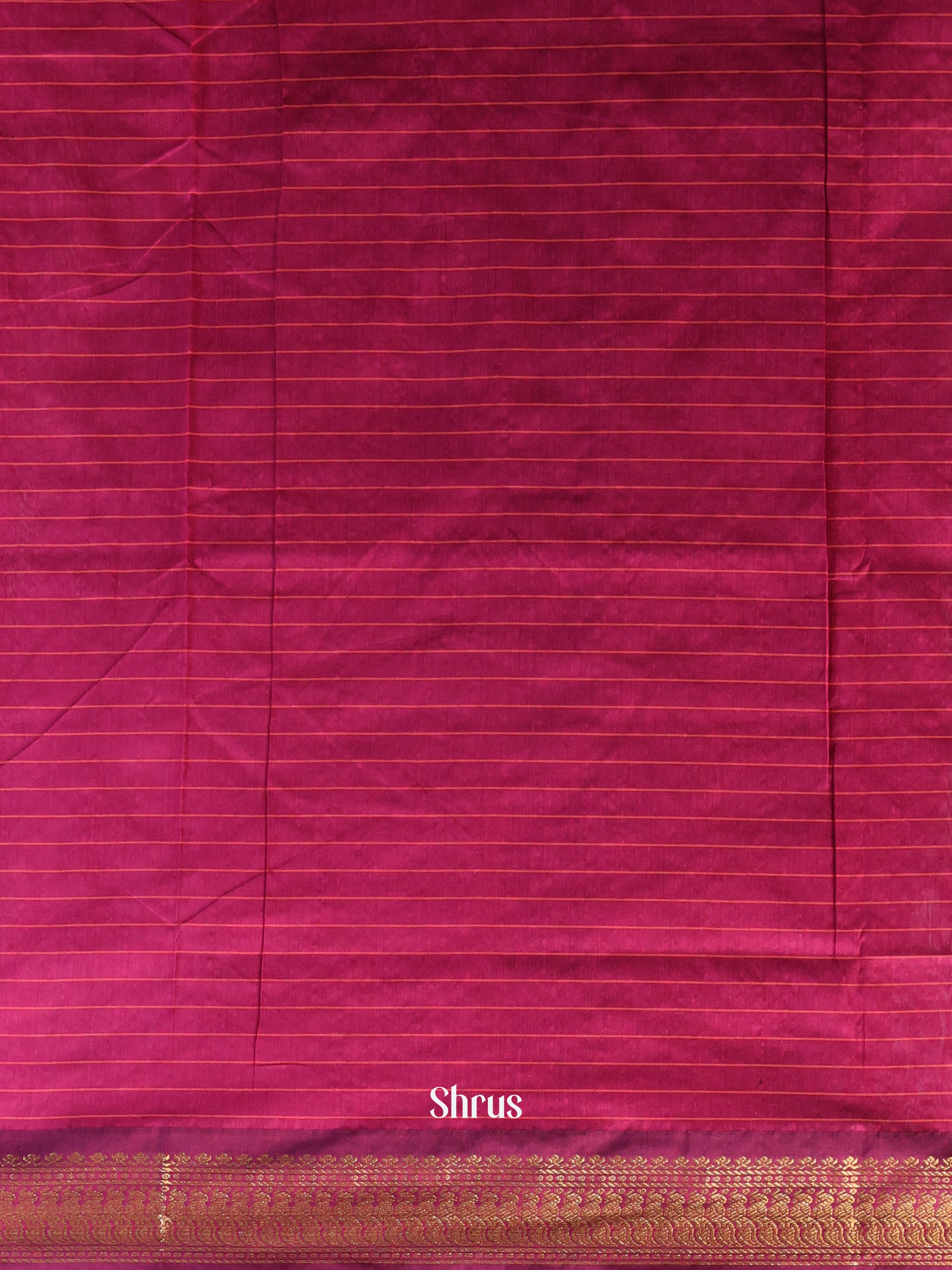 Maroon - Kalyani Cotton Saree - Shop on Shrus.com