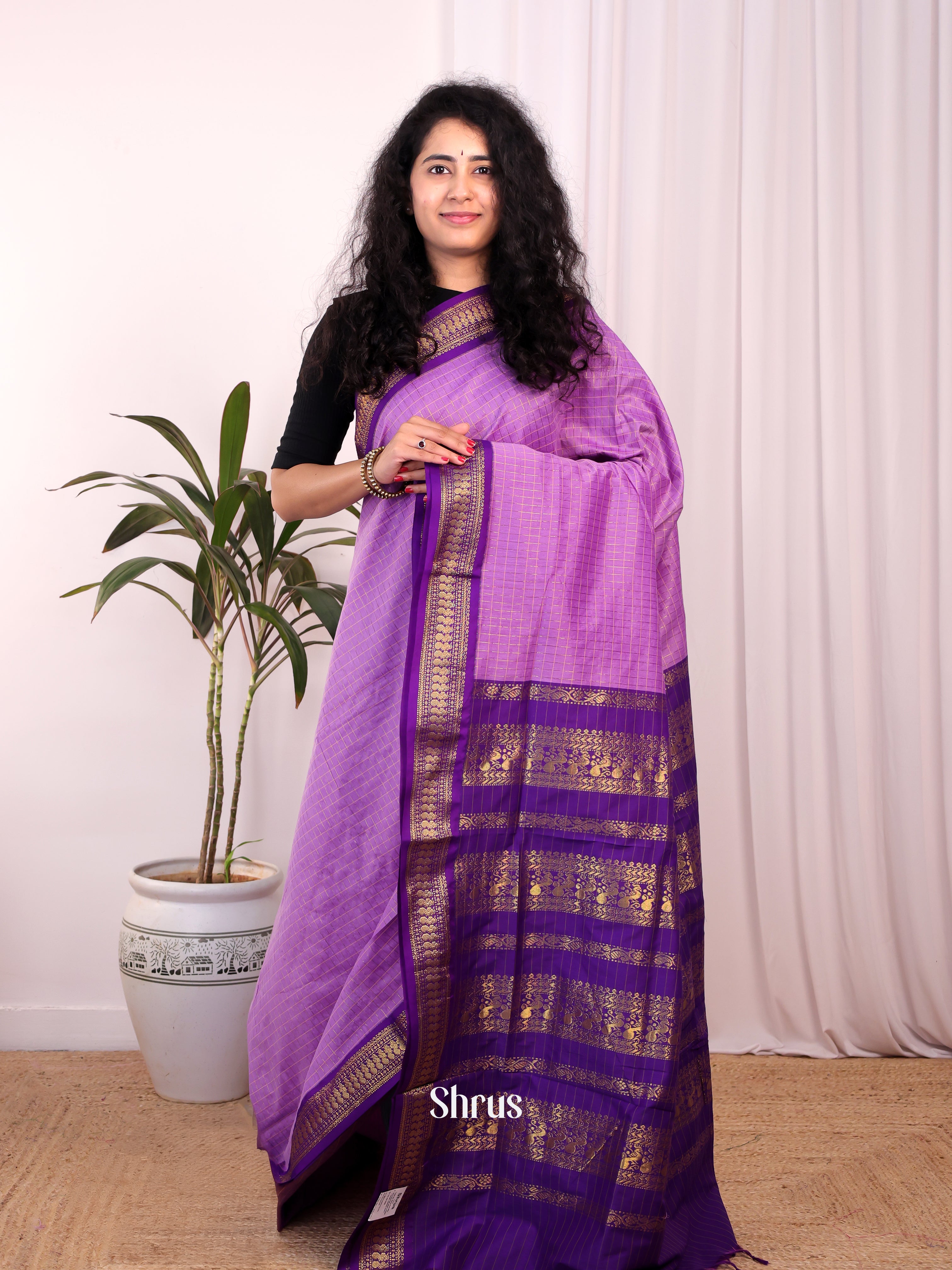 CKS13106 - Kalyani Cotton Saree - Shop on Shrus.com