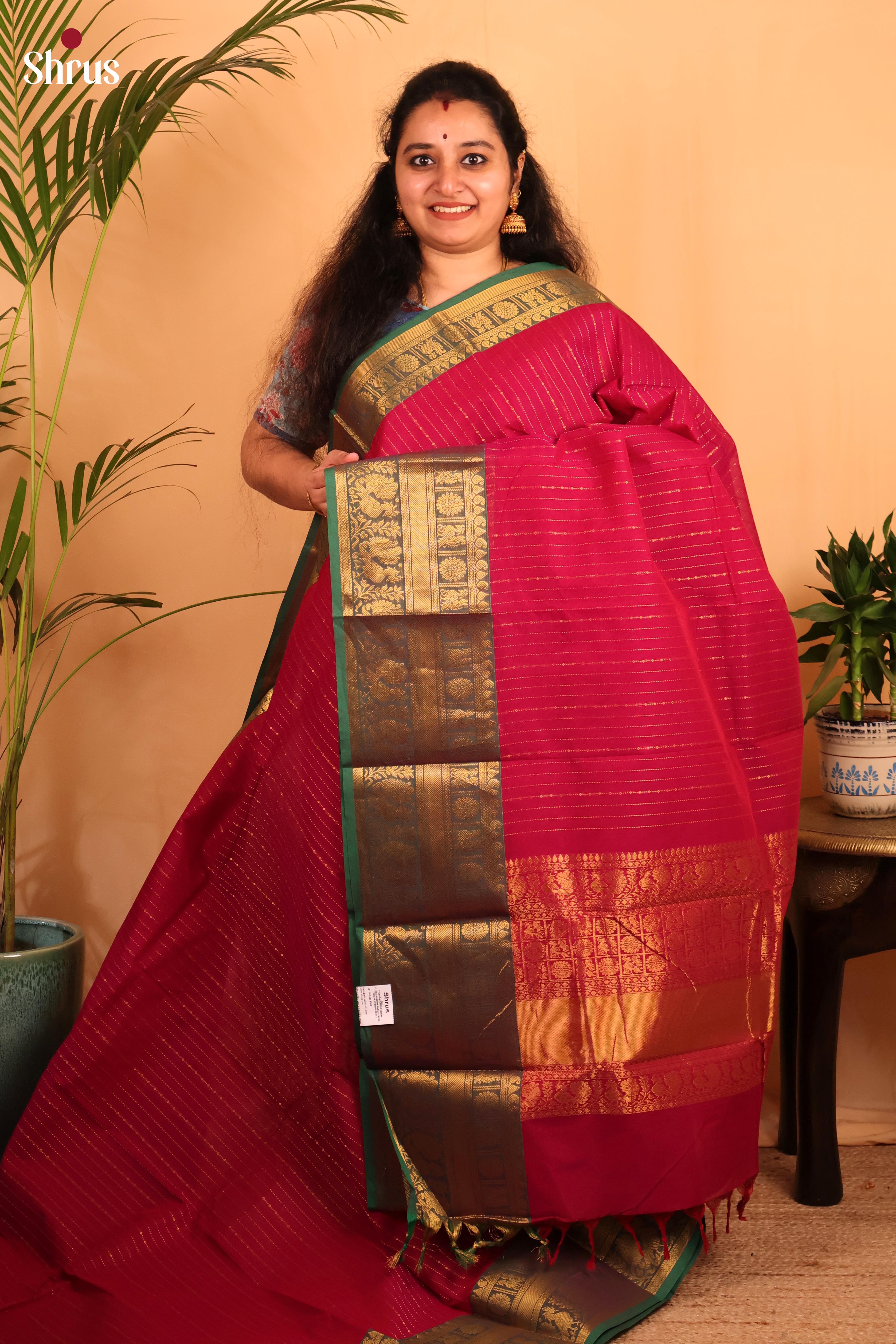 Pink & Green - Chettinad Cotton