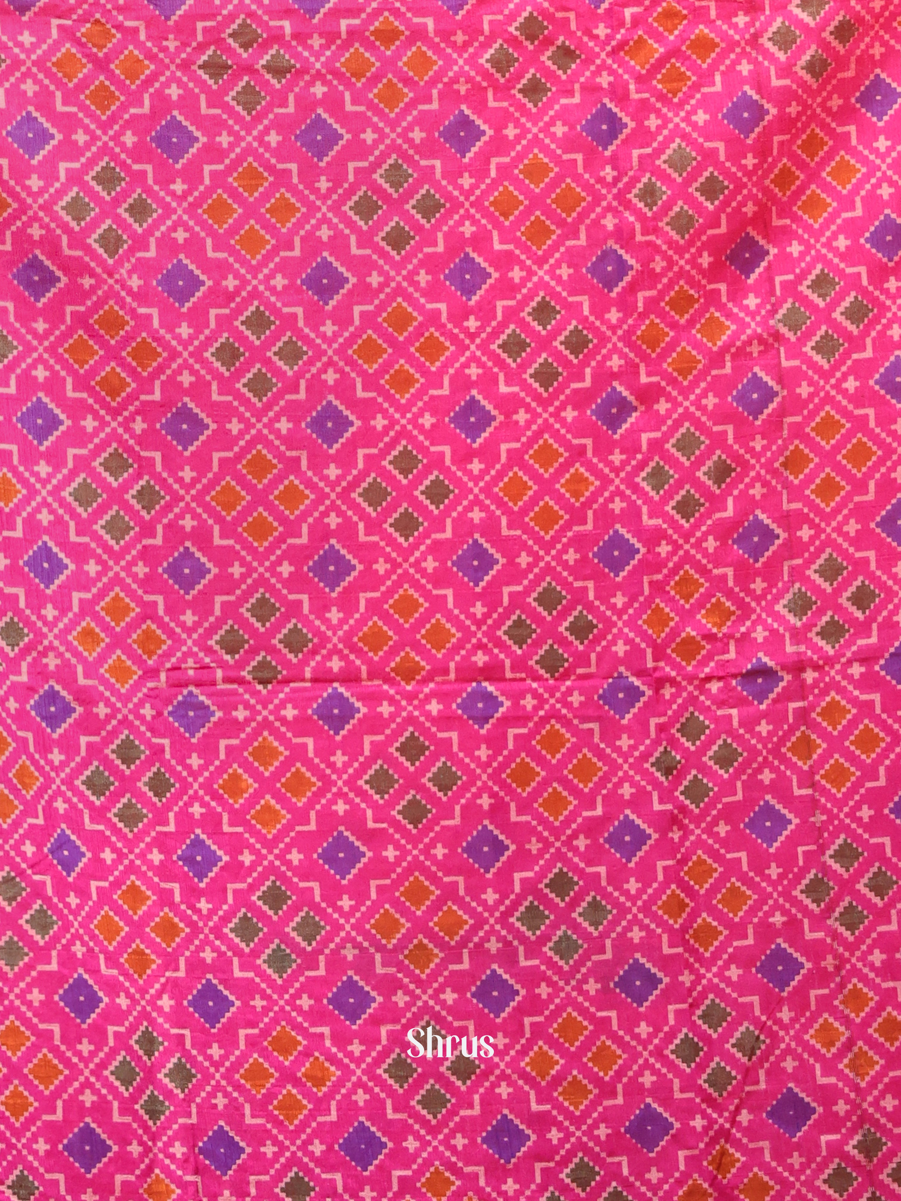 Pink - semi patola salwar