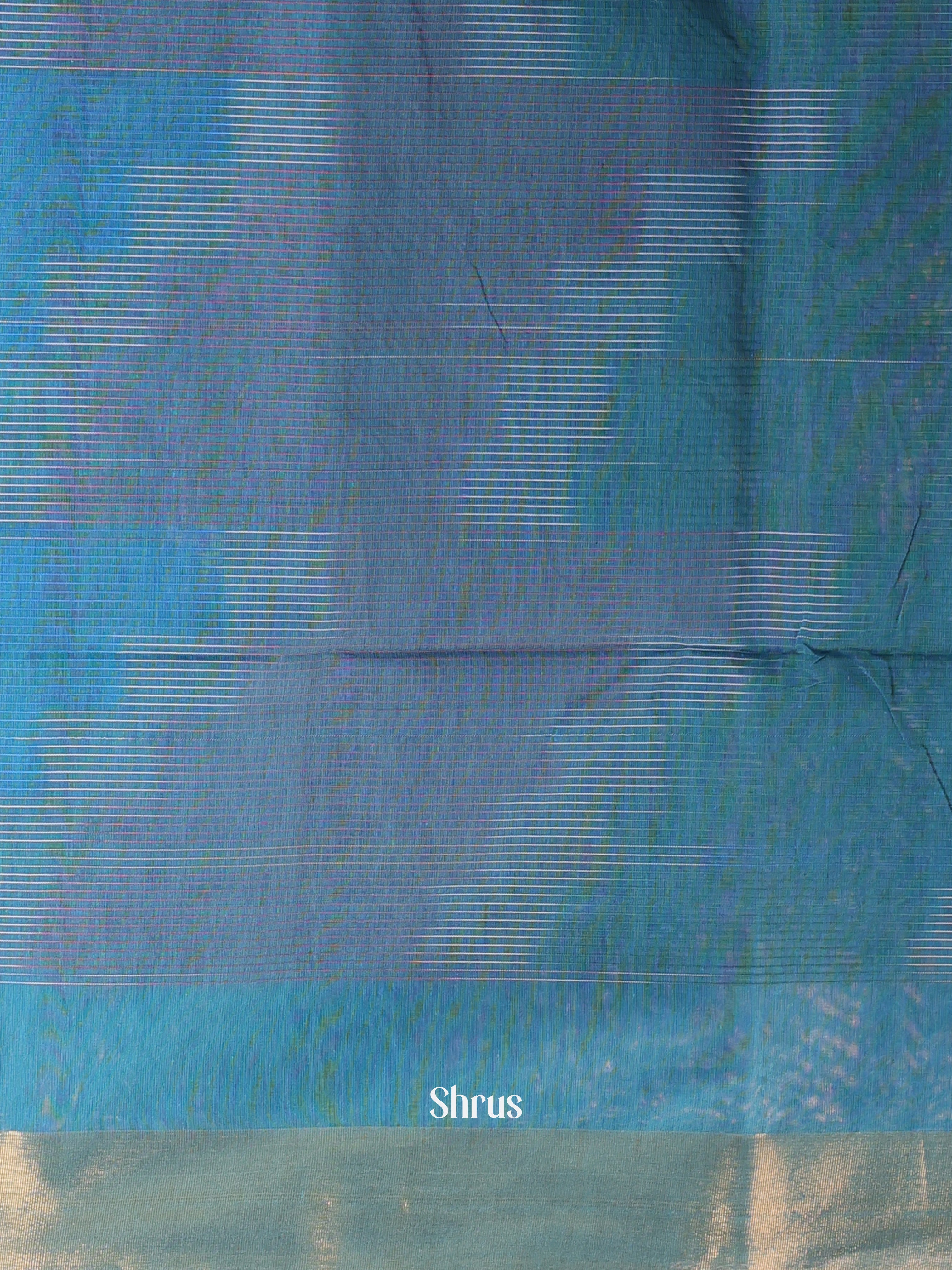 CKS15054 - Ikkat Kora Saree - Shop on Shrus.com