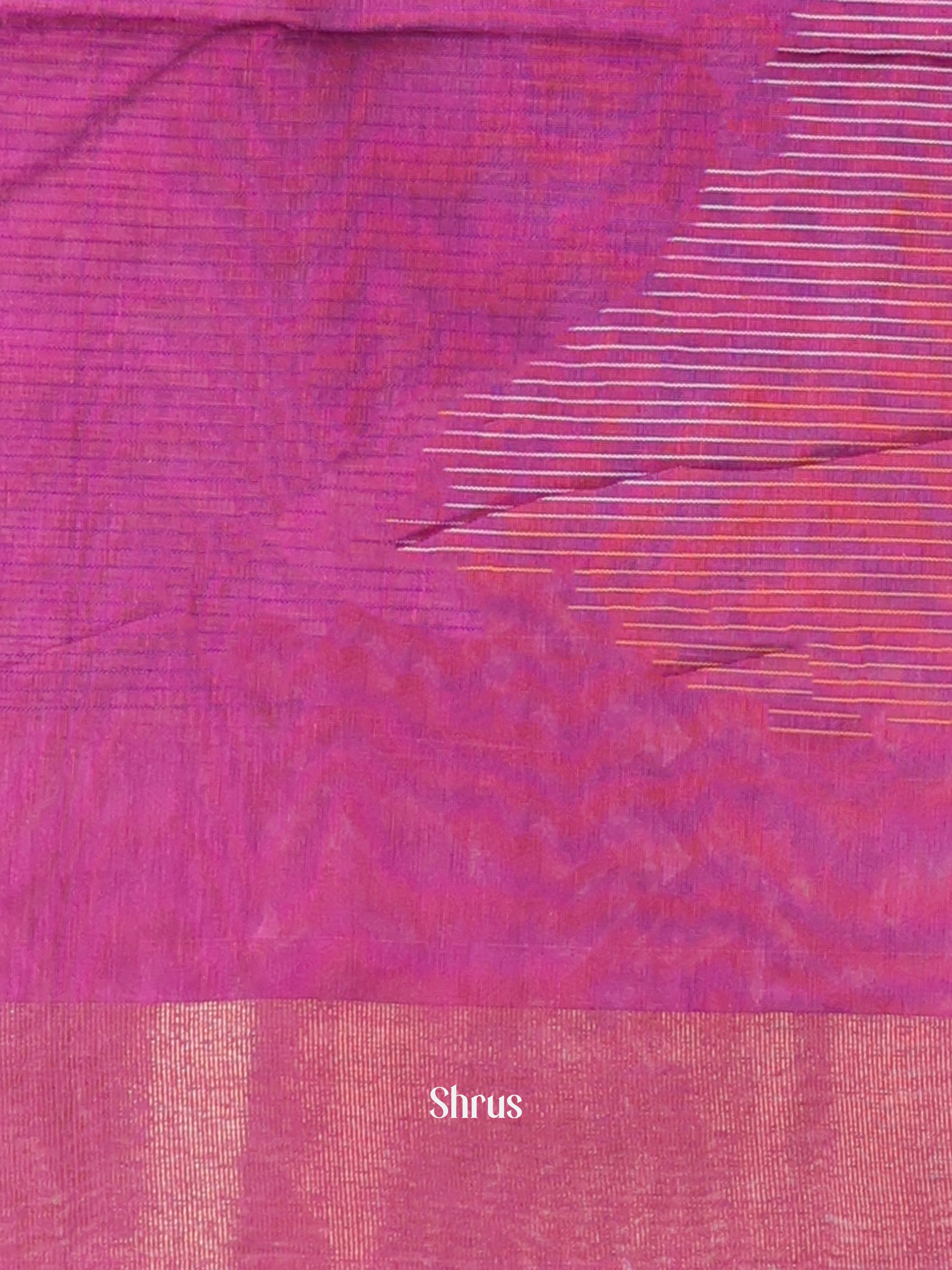 CKS15056 - Ikkat Kora Saree