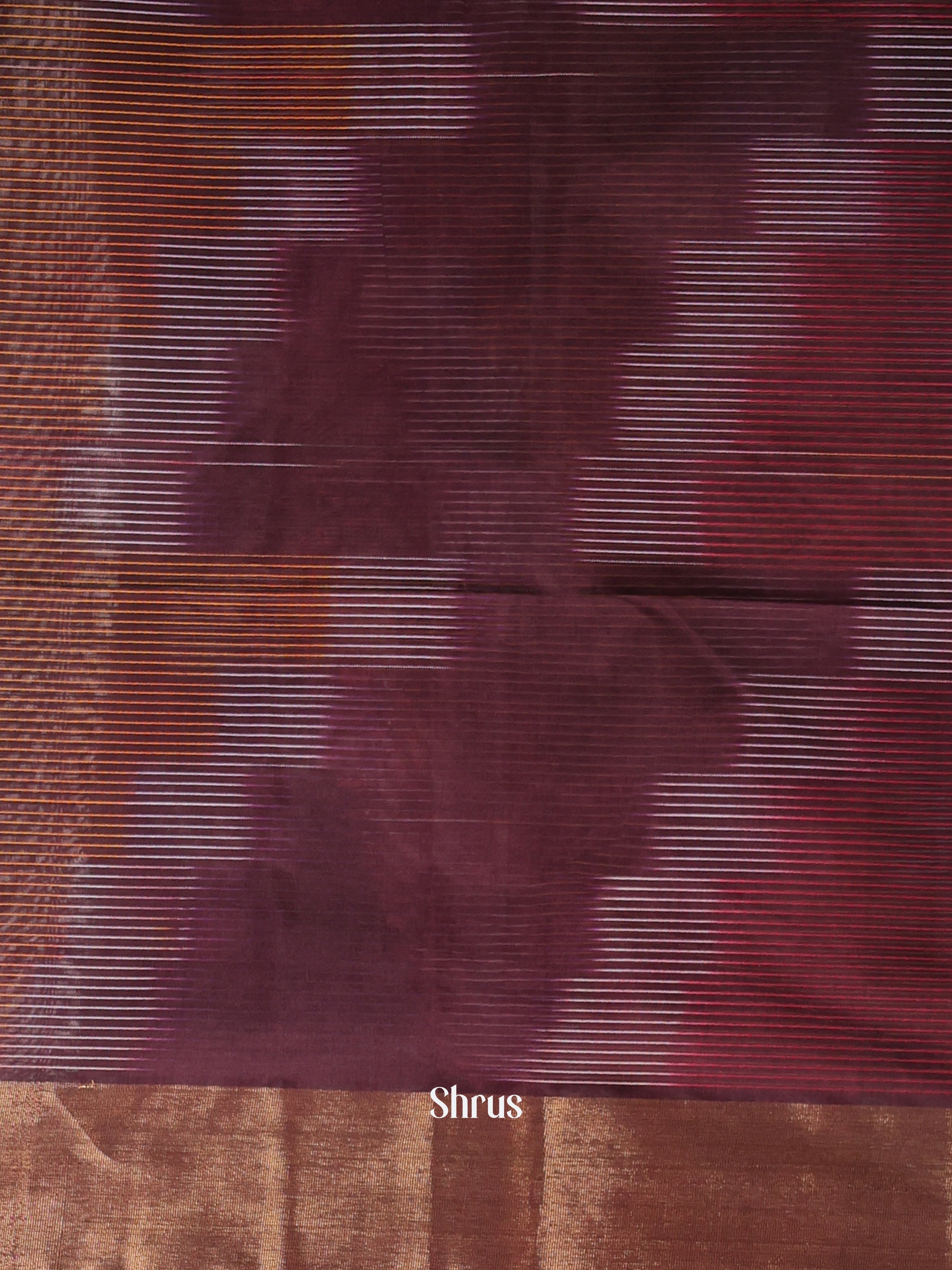 CKS15066 - Ikkat Kora Saree