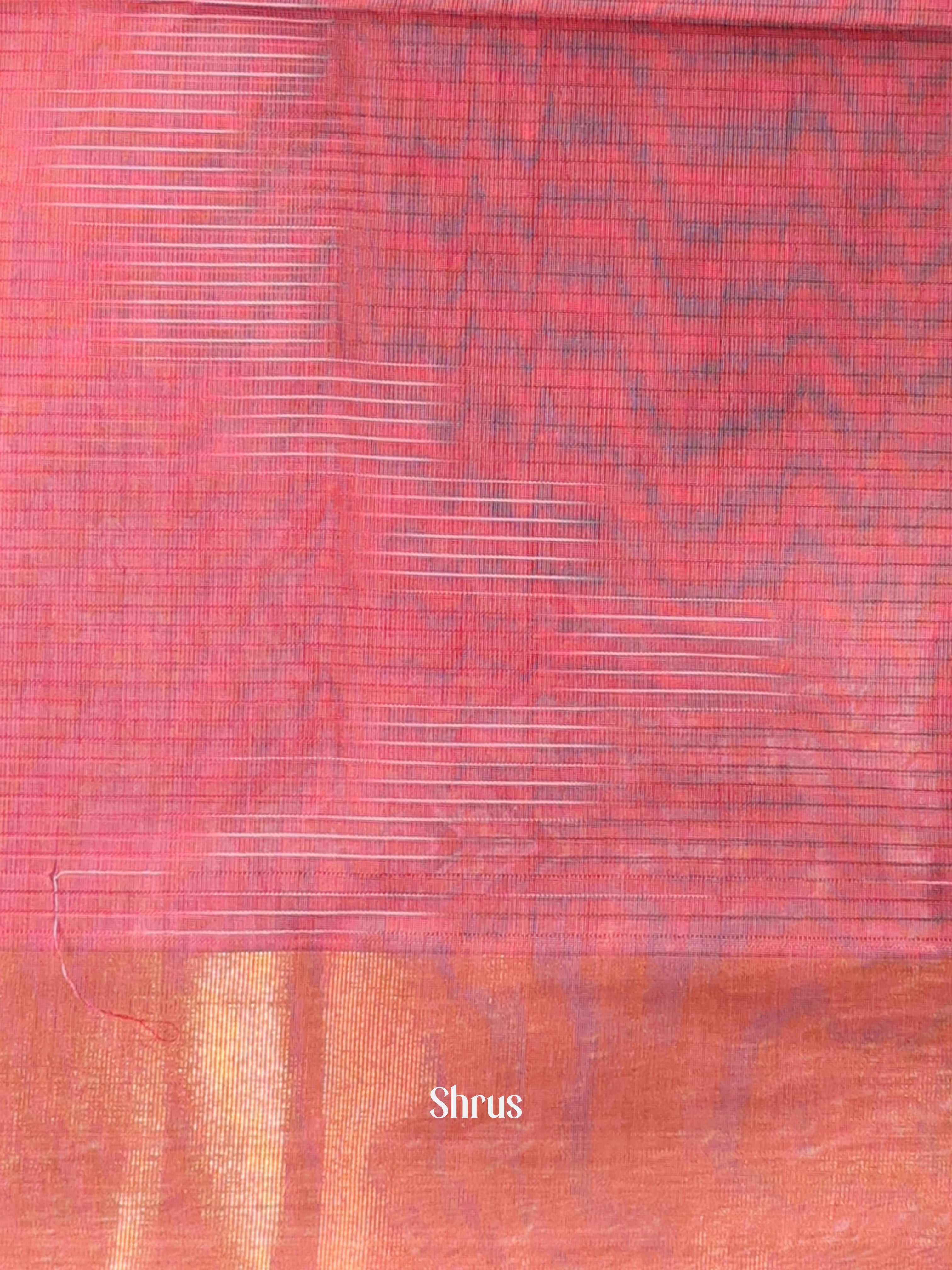 CKS15067 - Ikkat Kora Saree