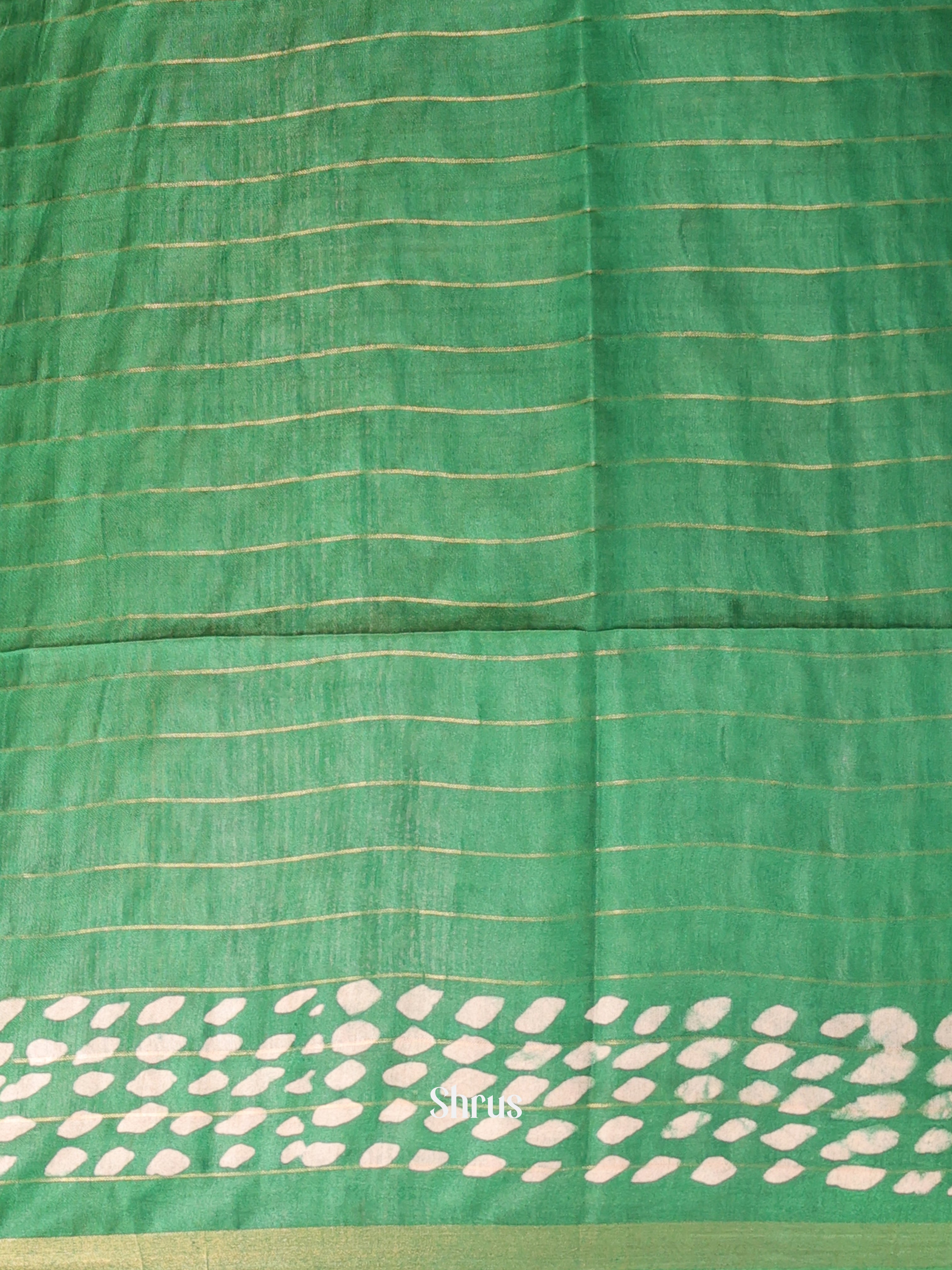 Teal & Green - Bhatik Saree