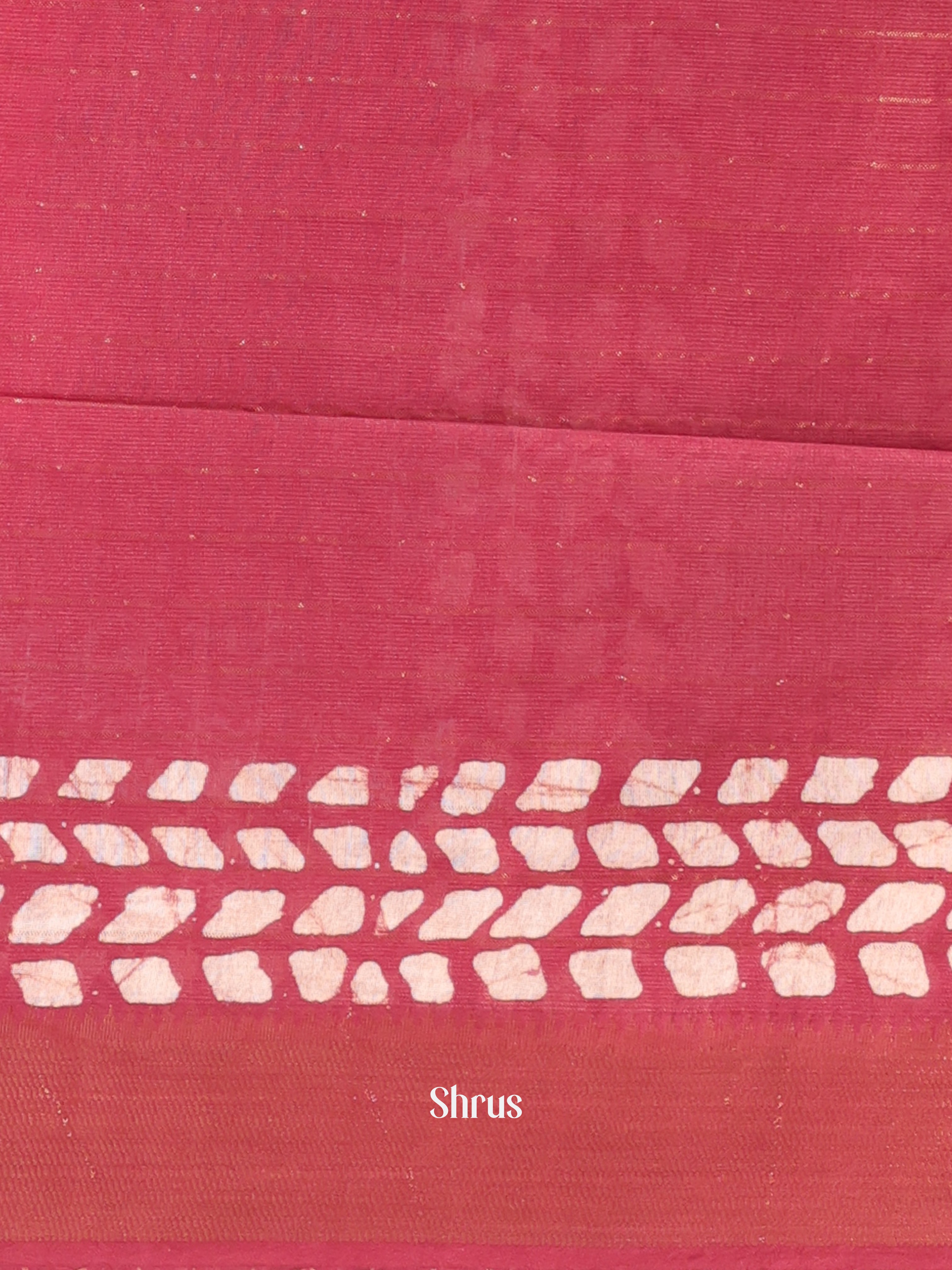 Pink & Brown  - Bhatik Saree