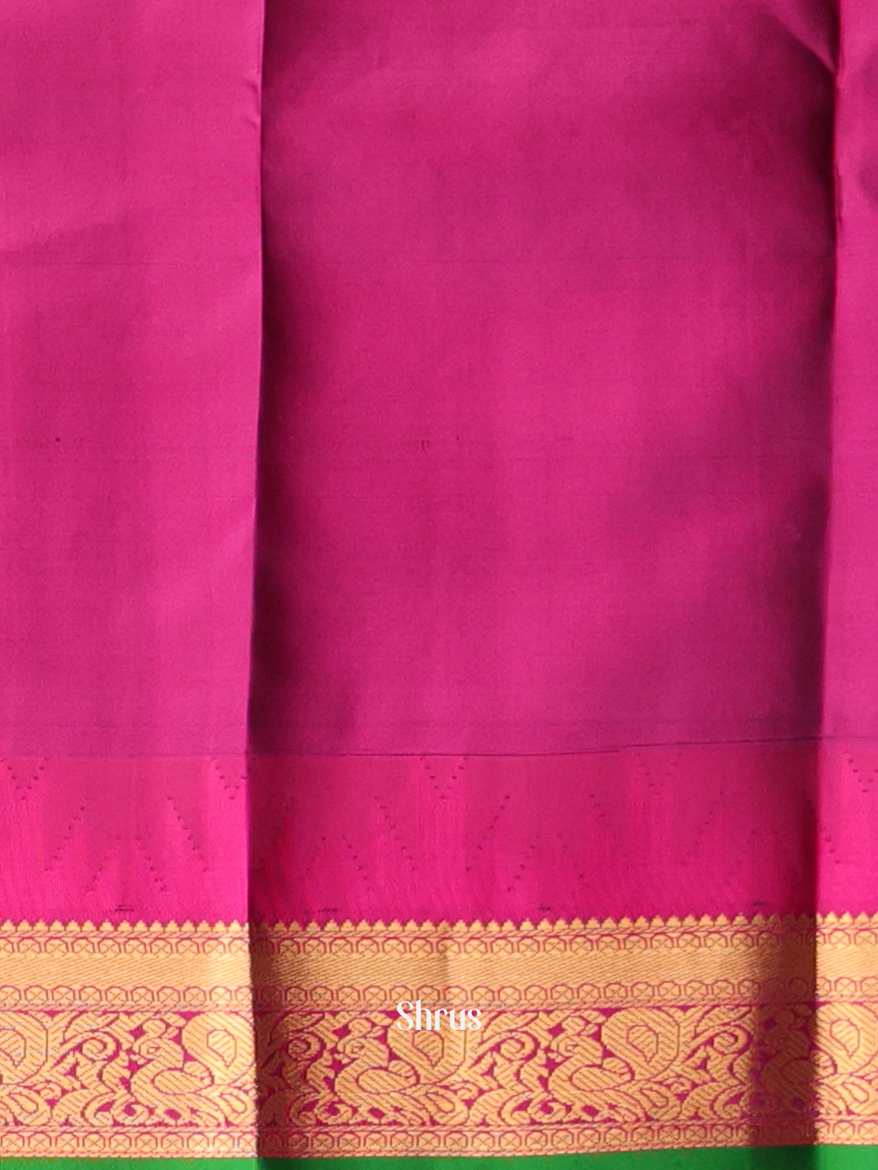 Blue & Purple - Kanchipuram silk Saree