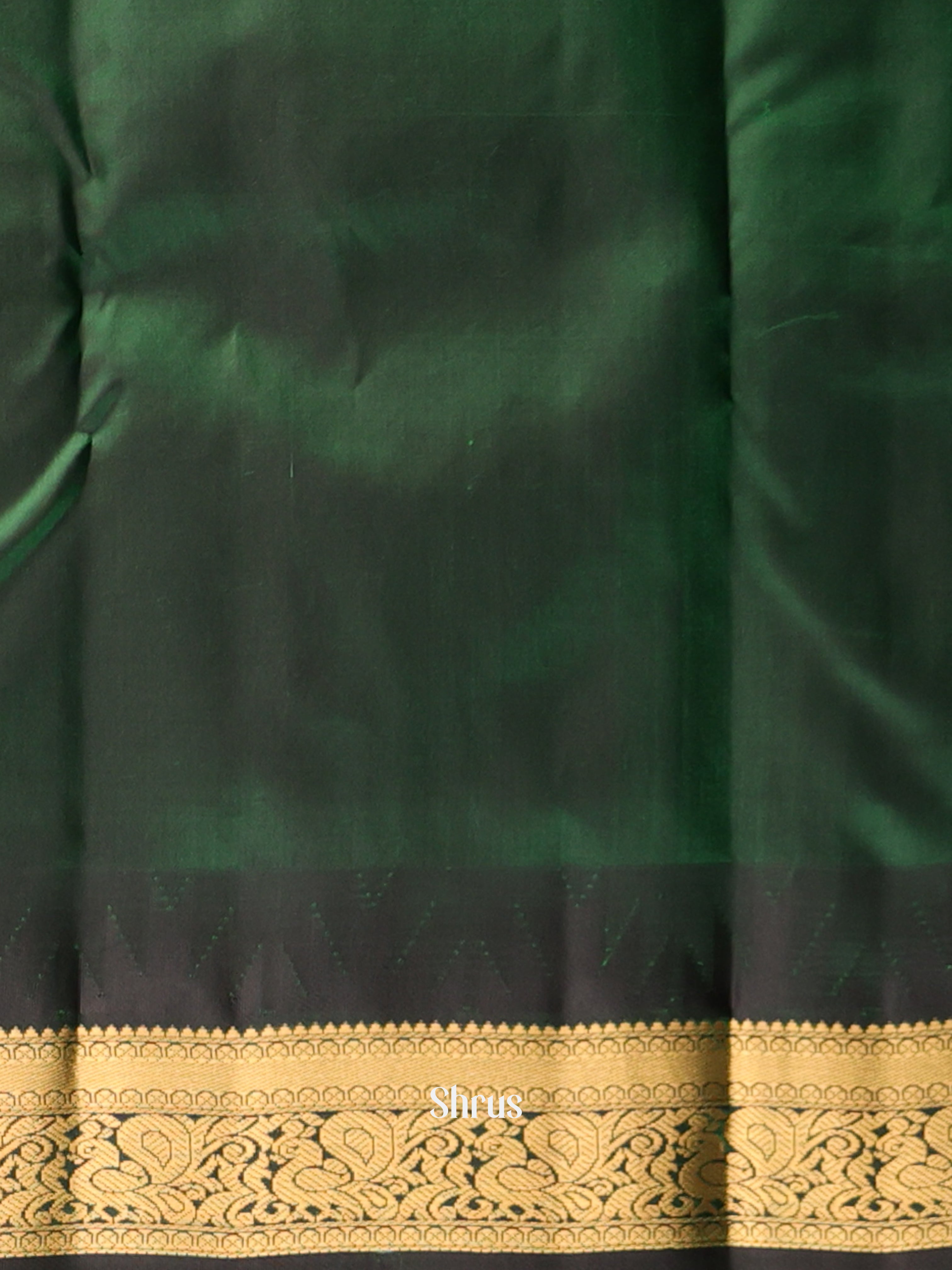 Pink & Green - Kanchipuram silk Saree