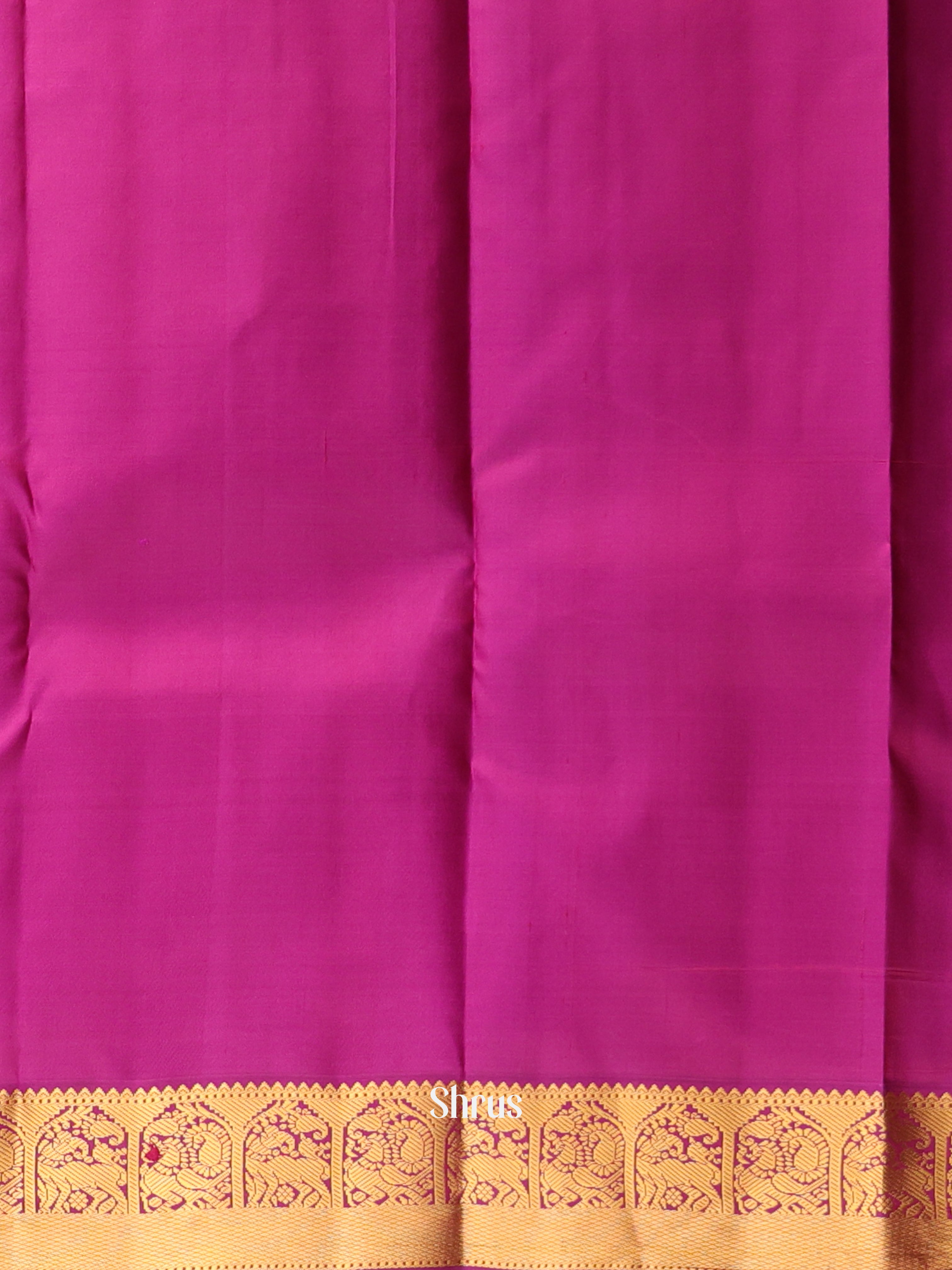 Pink & Purple - Kanchipuram silk Saree