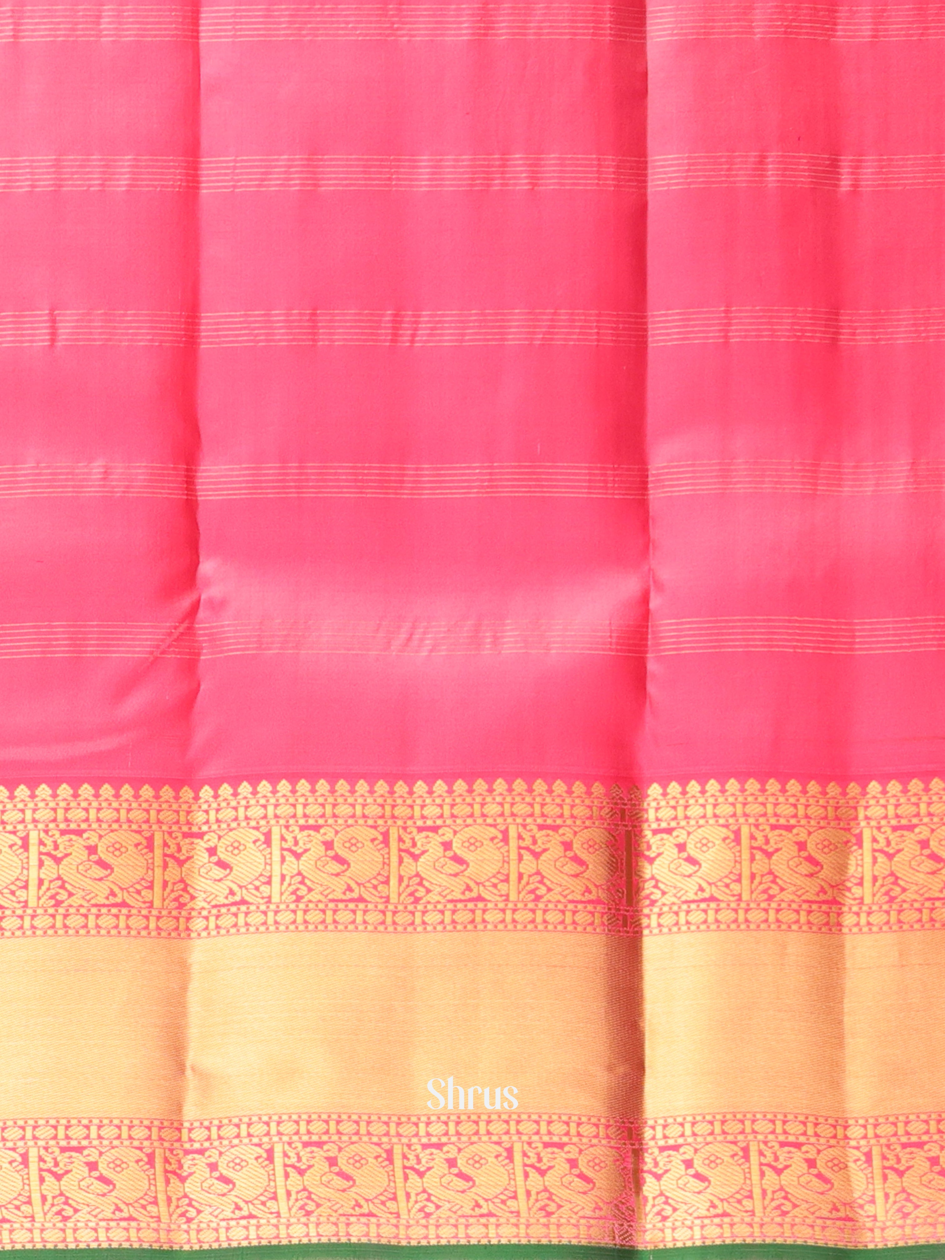 Violet & Pink - Kanchipuram silk Saree