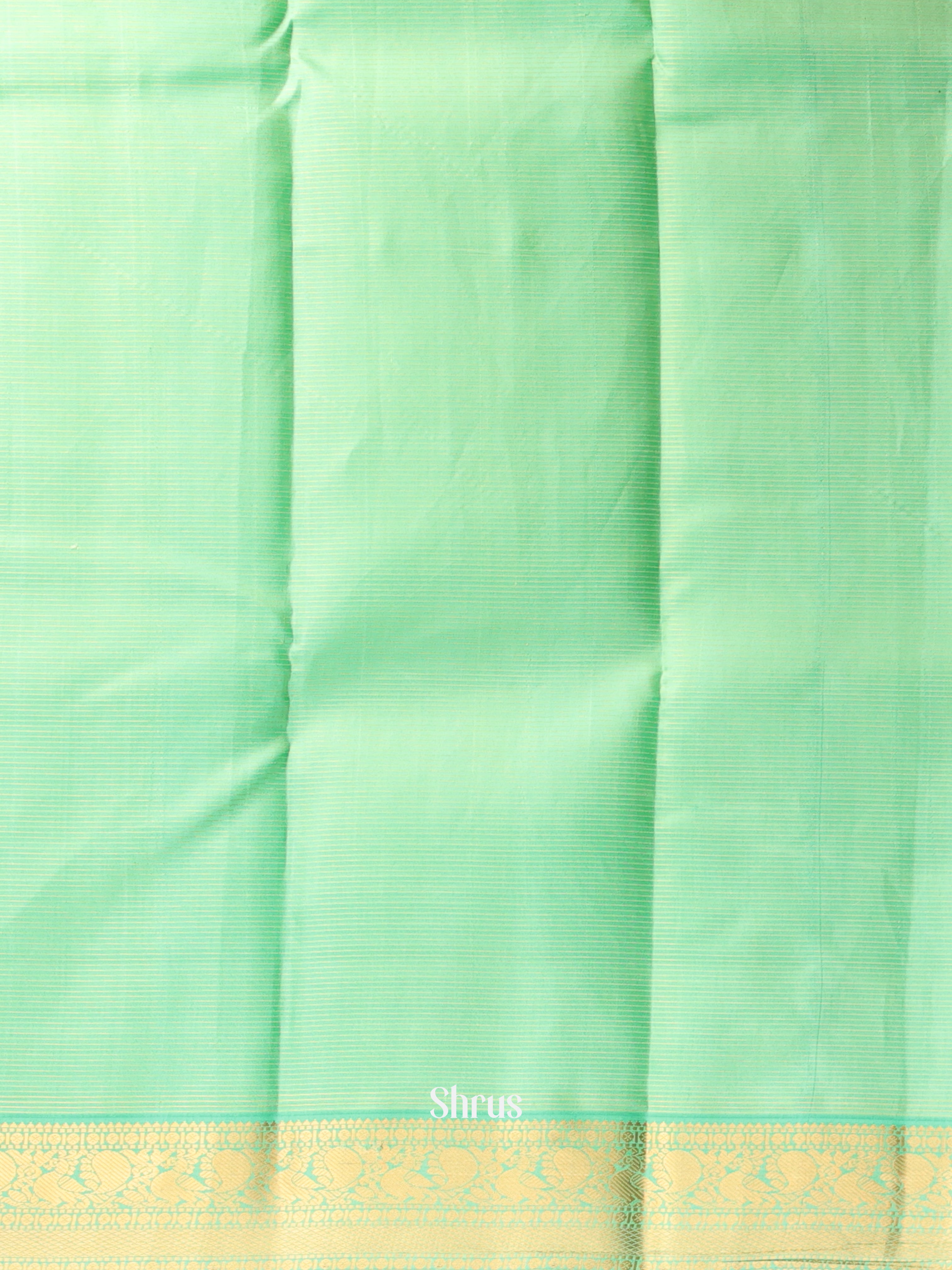 Violet & Green - Kanchipuram silk Saree