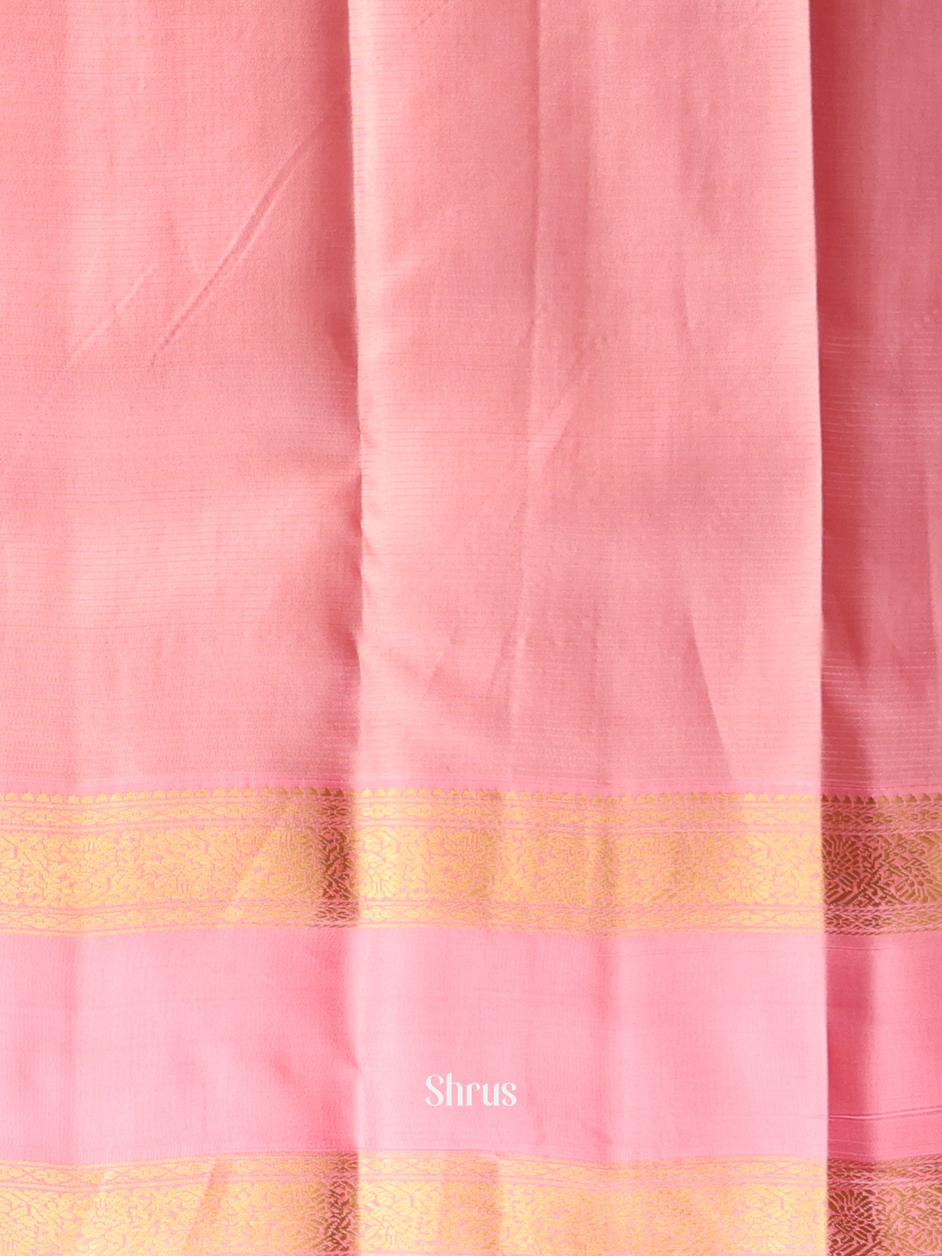 Violet & Pink - Kanchipuram silk Saree