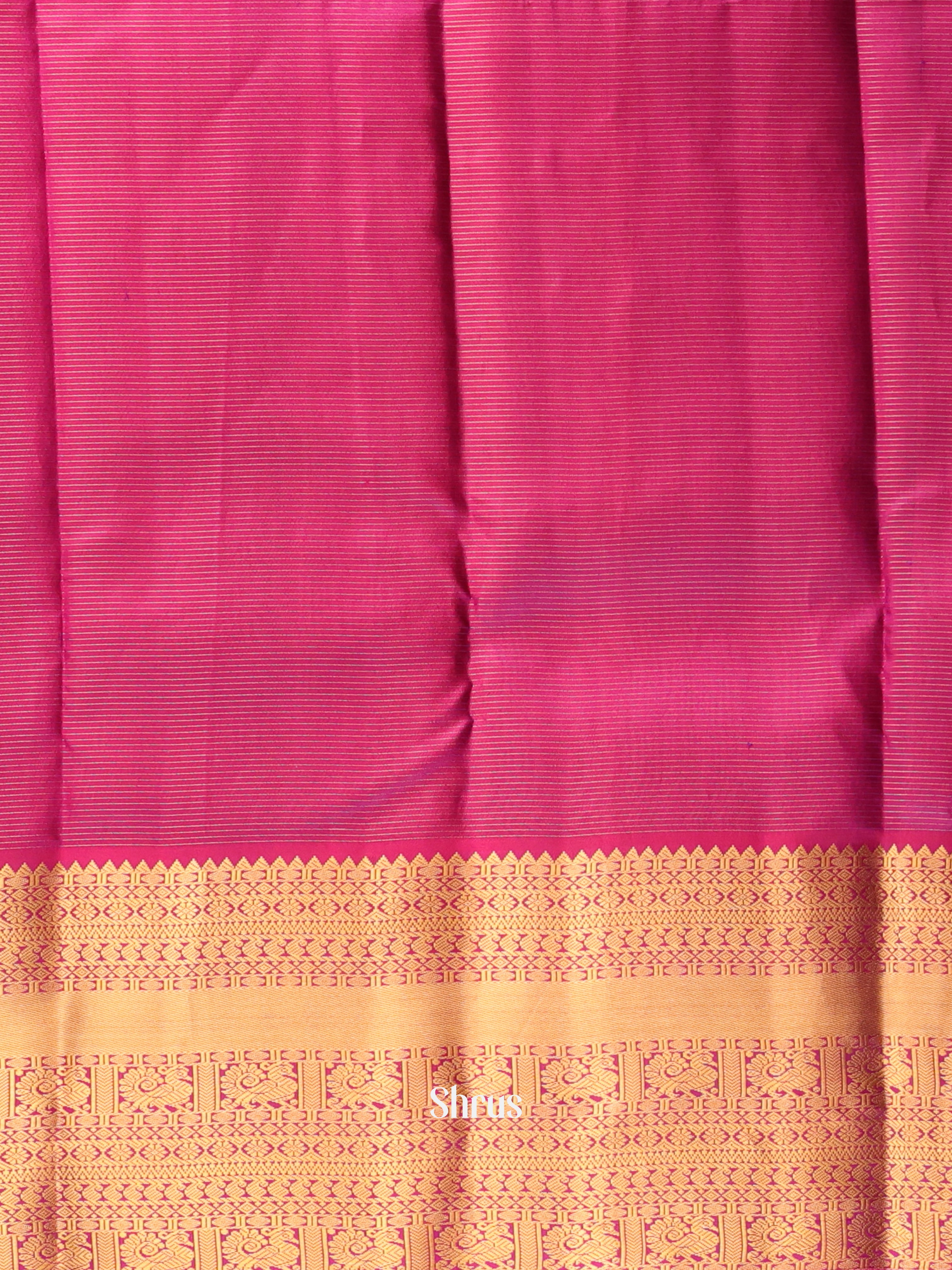 Green & Maroon - Kanchipuram silk Saree