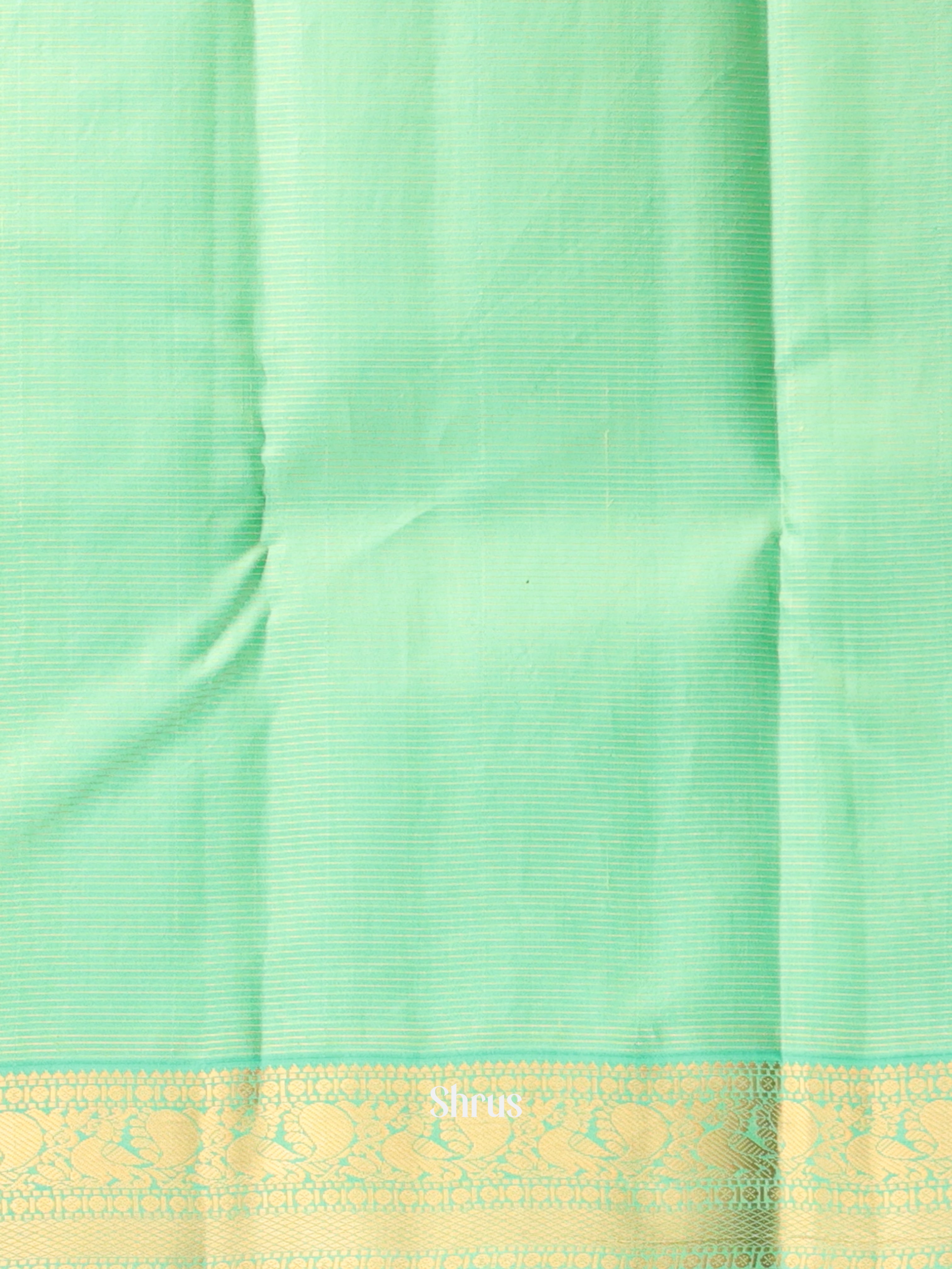 Violet & Green - Kanchipuram silk Saree