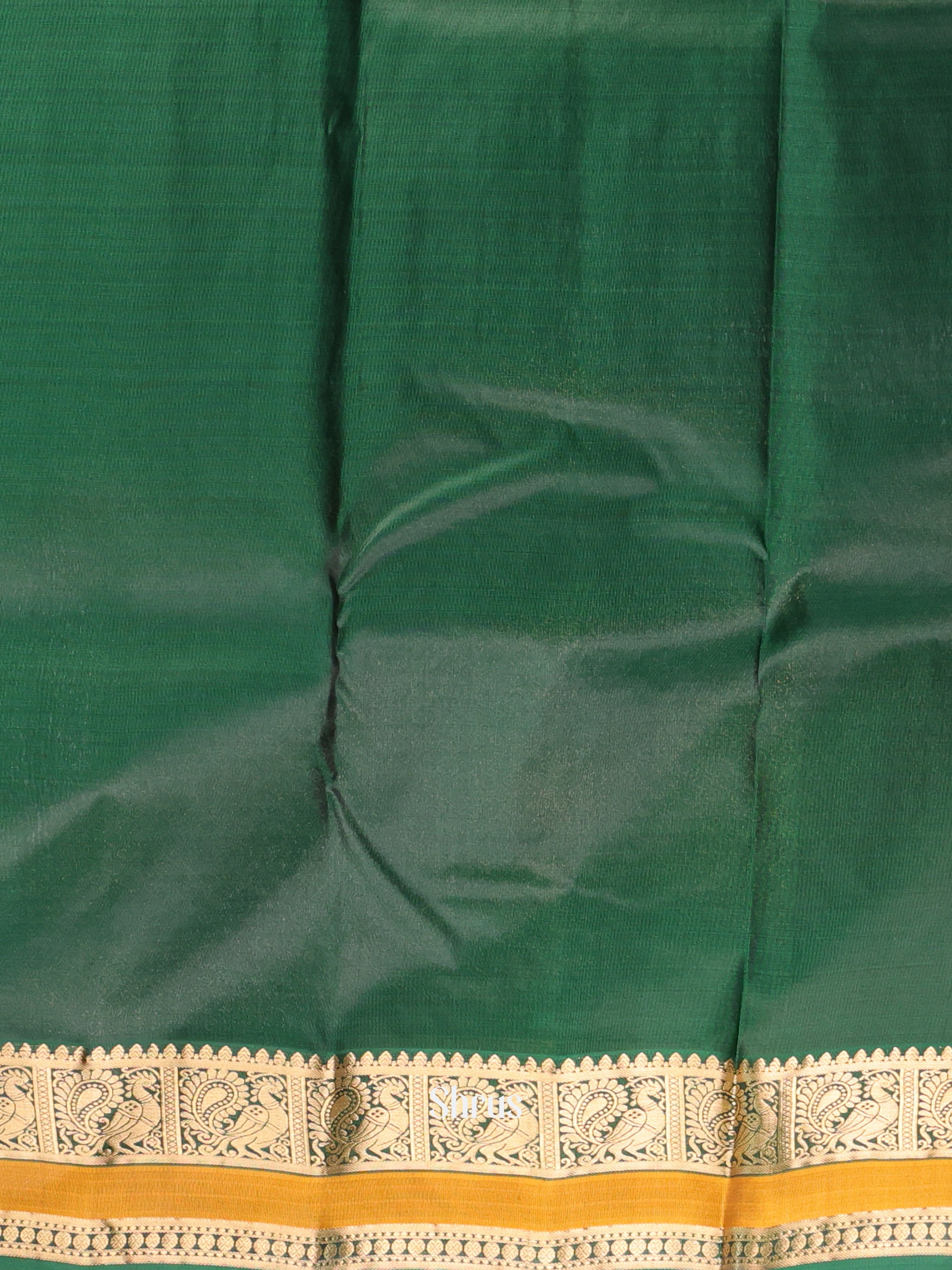 Violet & Green - Kanchipuram silk Saree