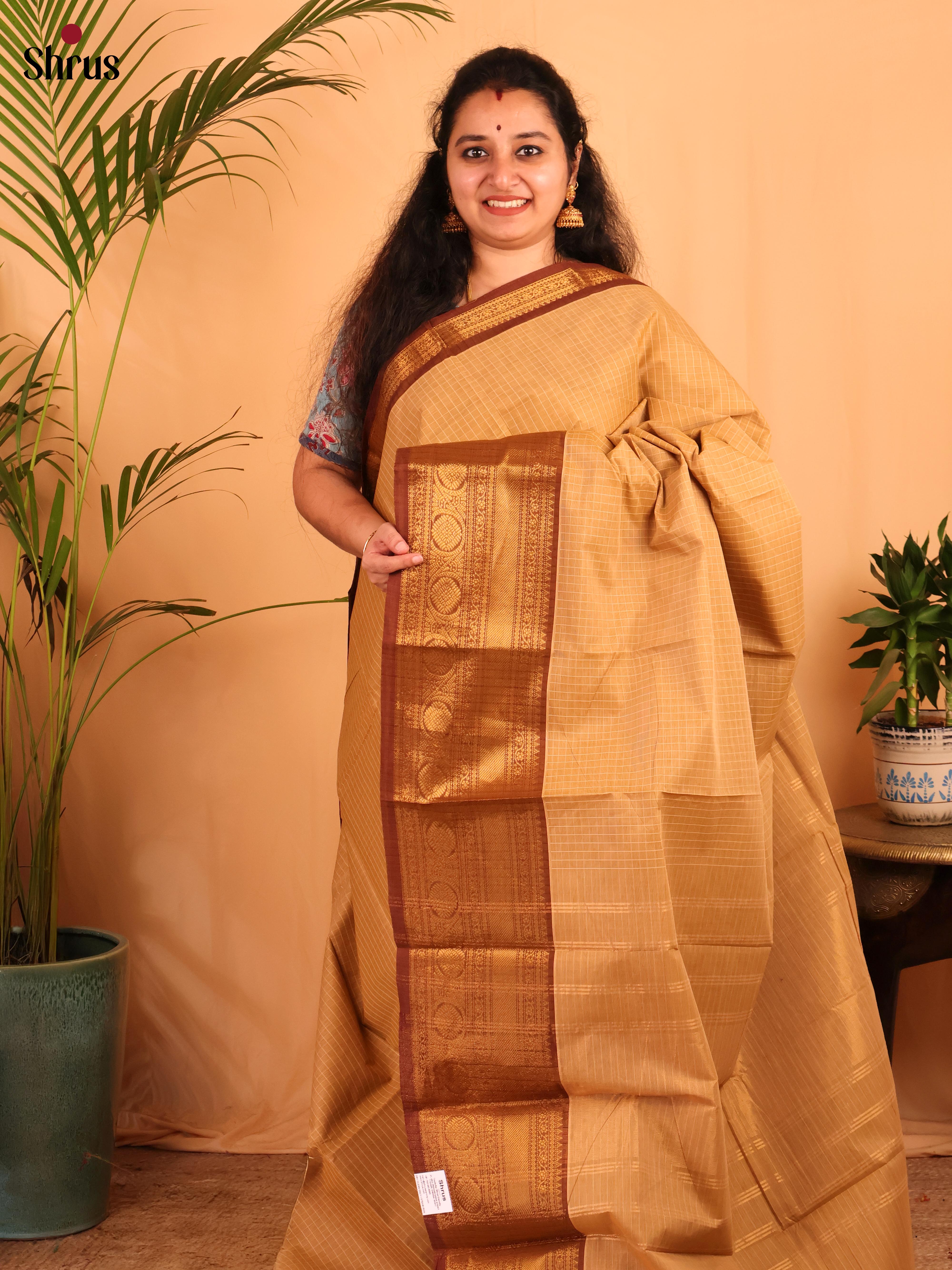 Biscuit & Brown- Chettinad Cotton