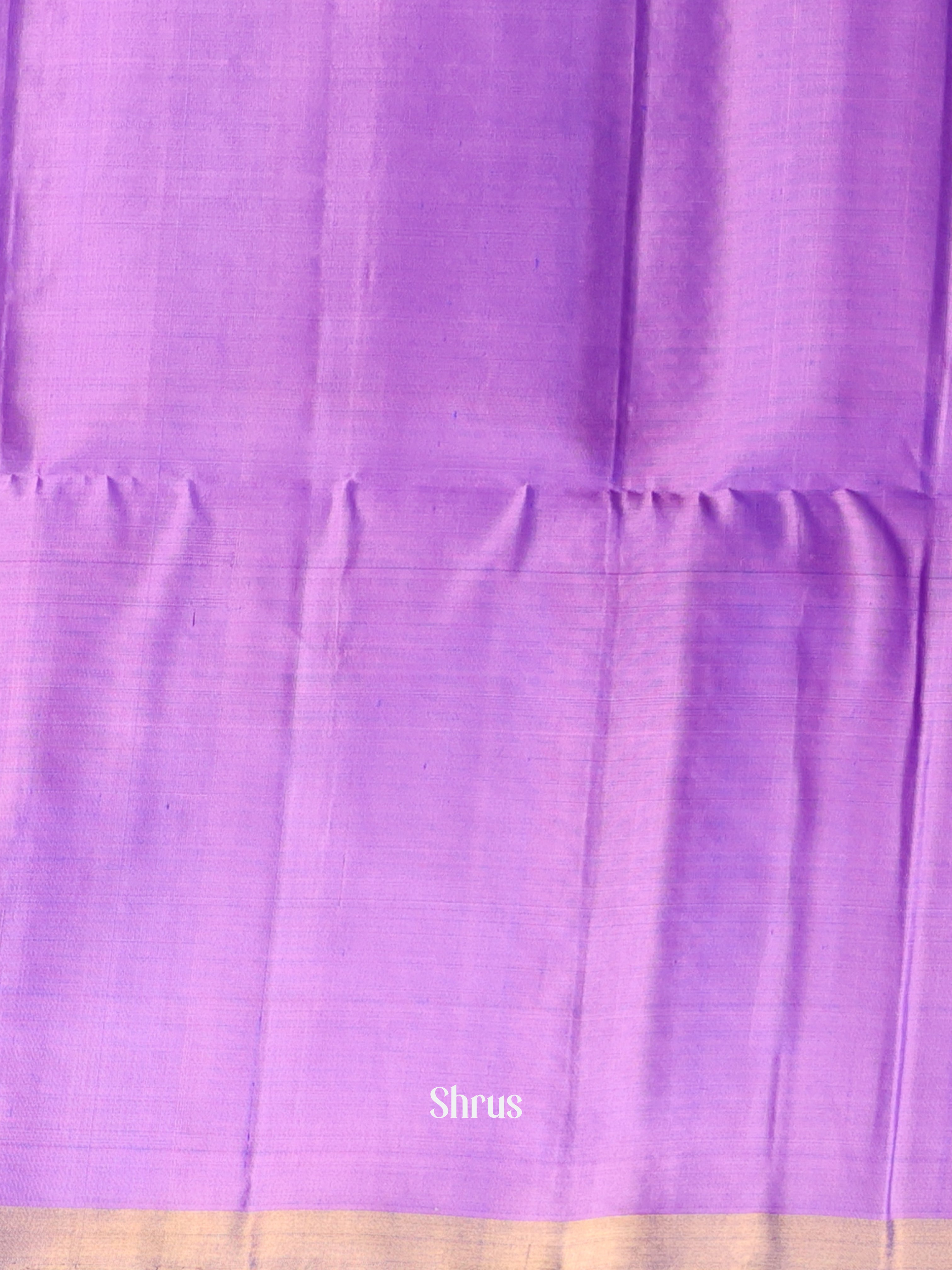 Lavender & Purple - Soft Silk Saree