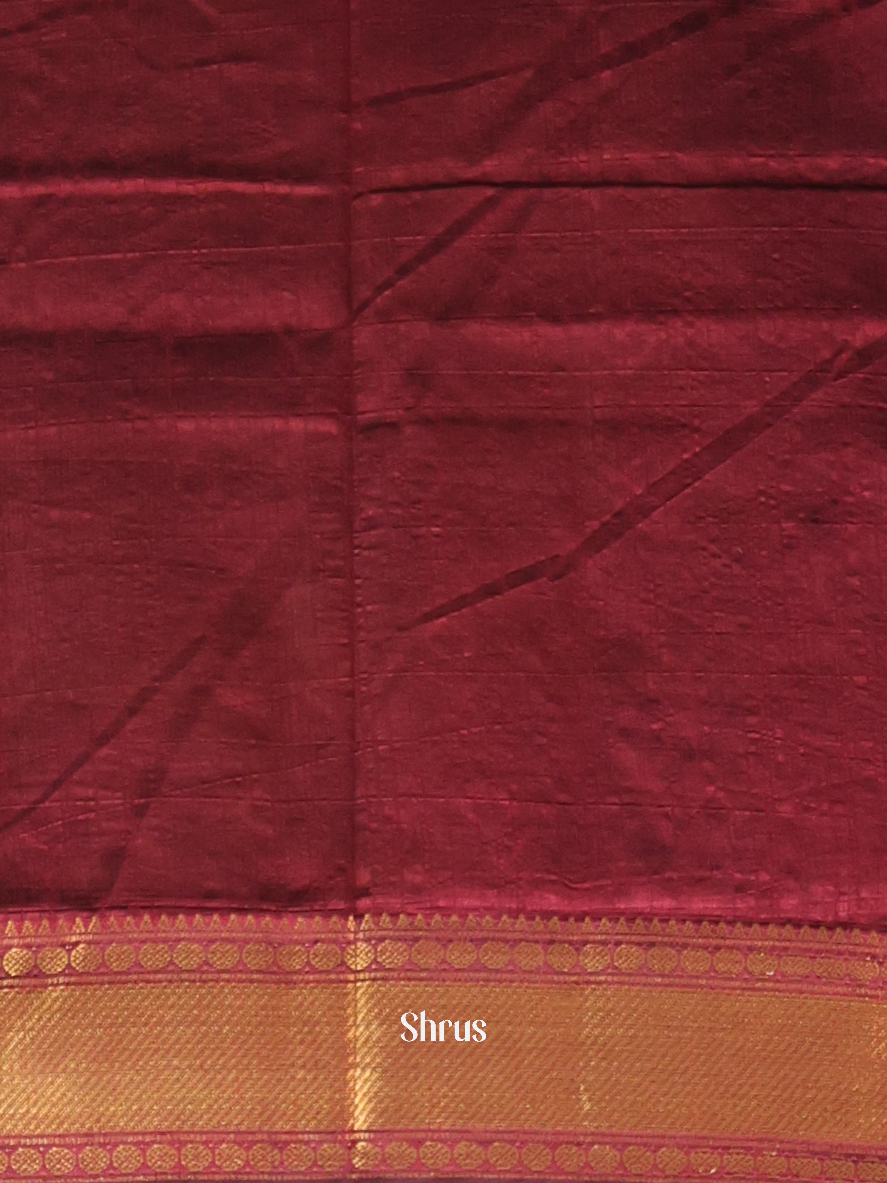 Black & Brown - Semi Patola Saree